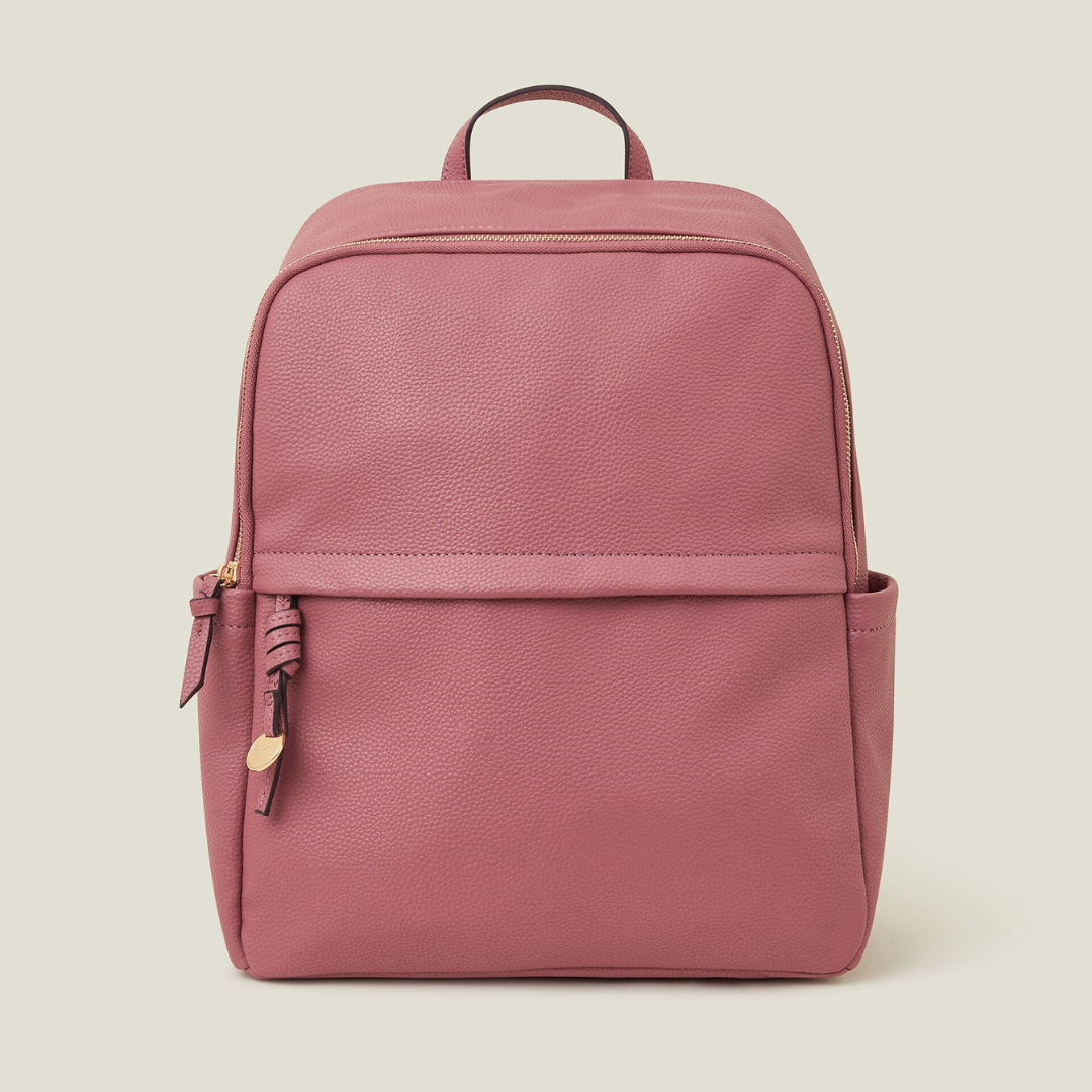 Pink Zip Around Backpack