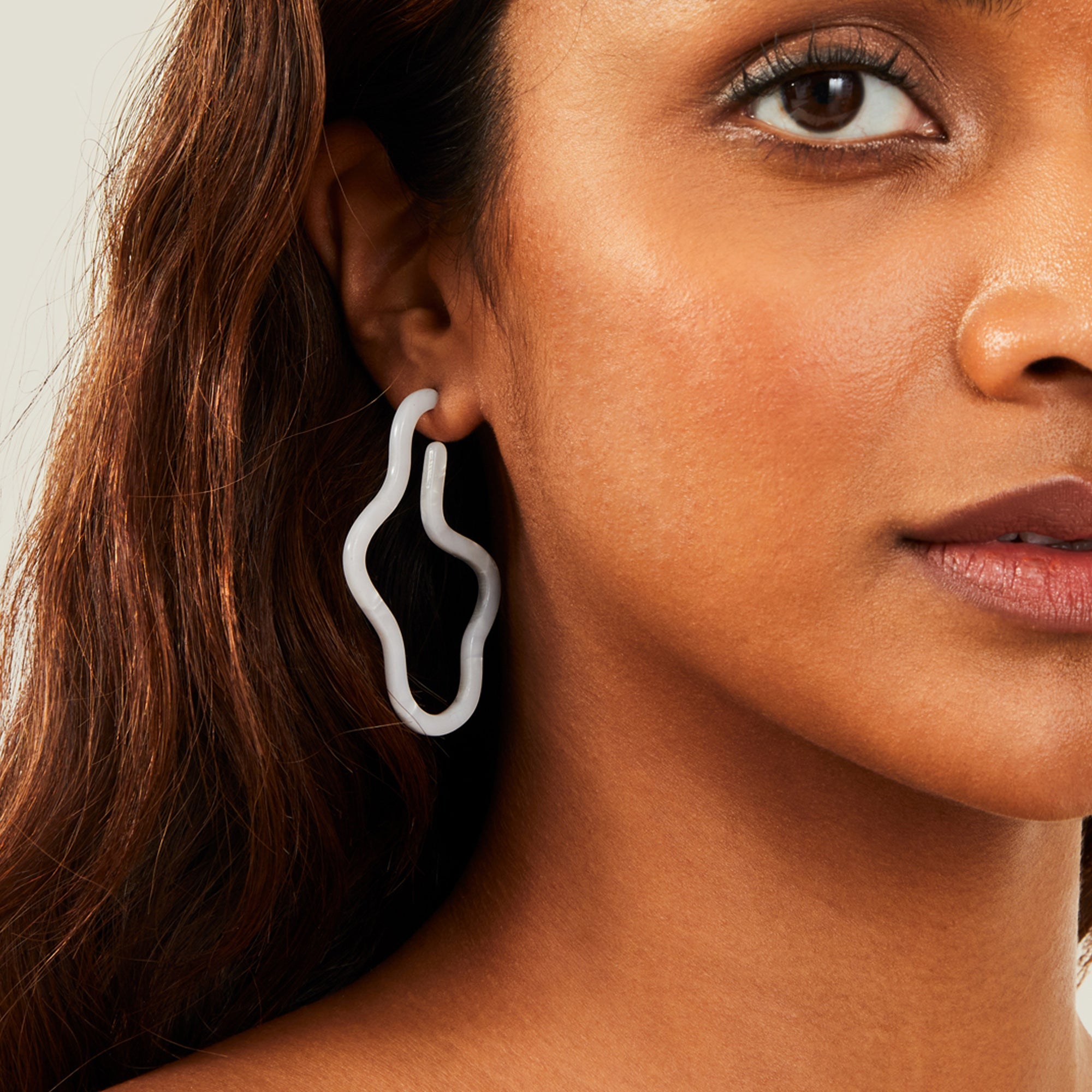 Wavy Resin Earrings
