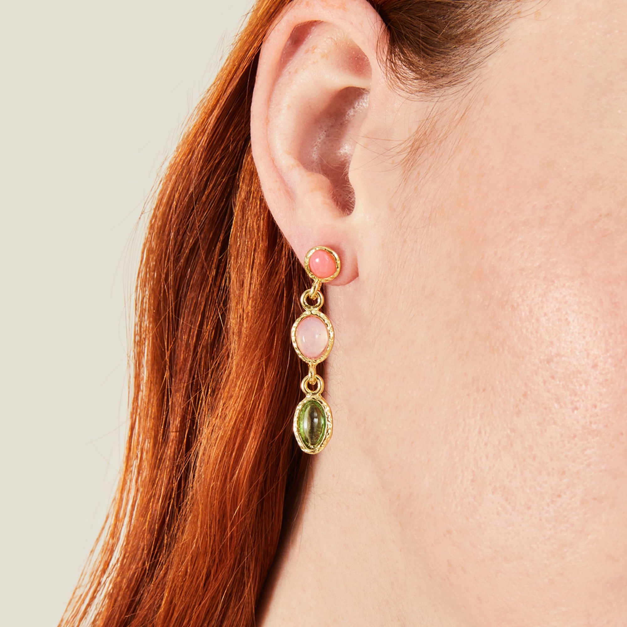 Multi Eclectic Short Drop Earrings