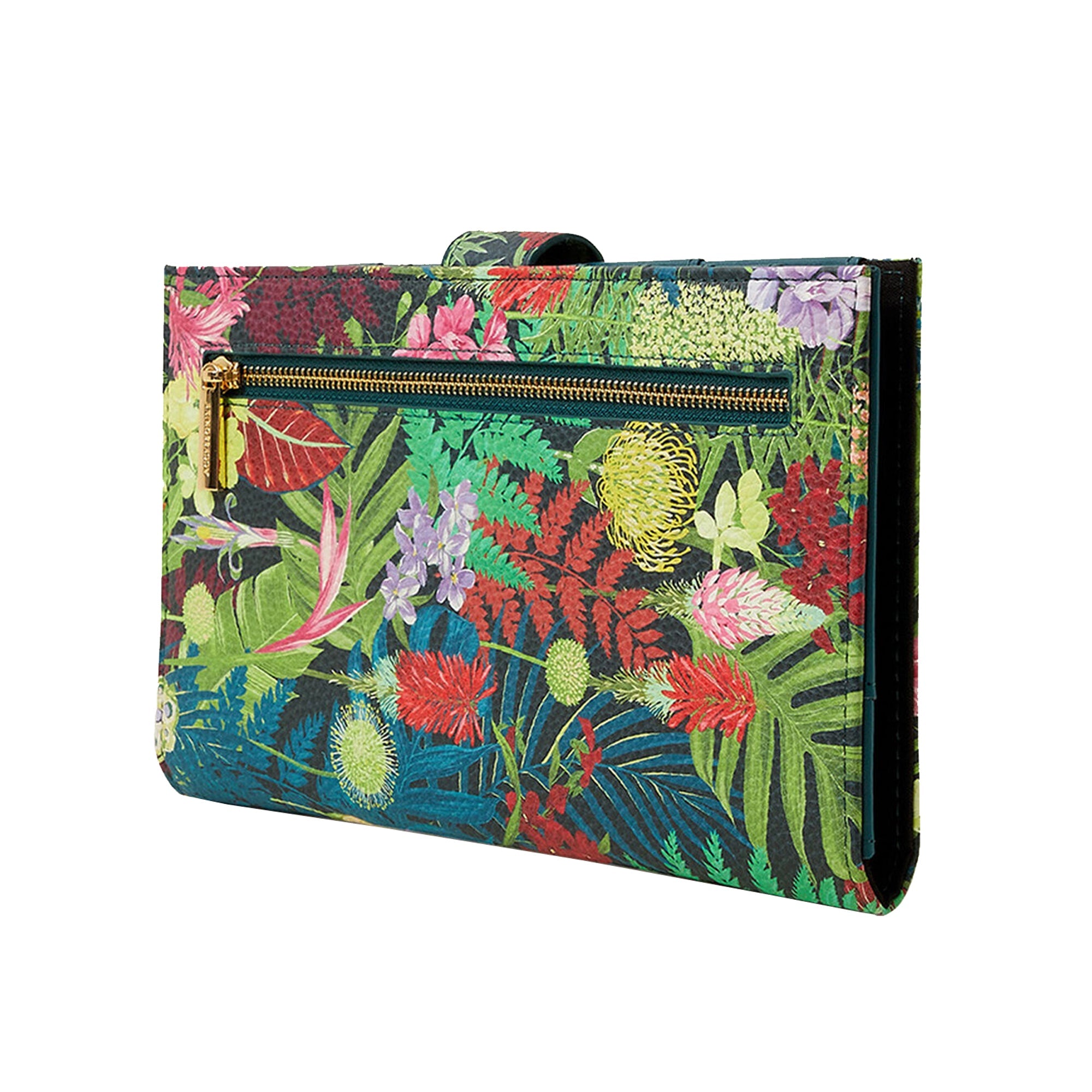 Green Jungle Print Wallet