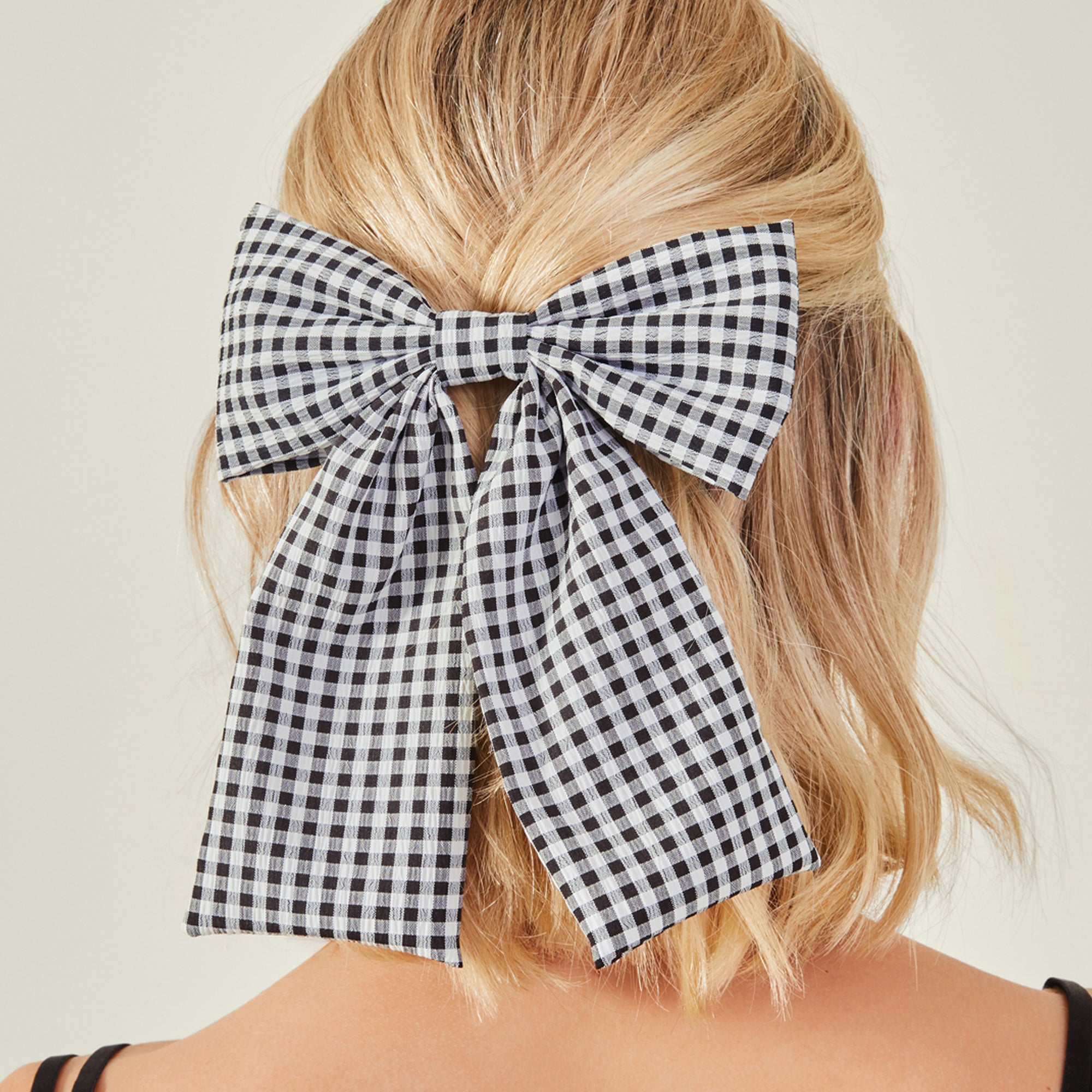 Accessorize London Women Multi Gingham Hair Bow Accessorize India