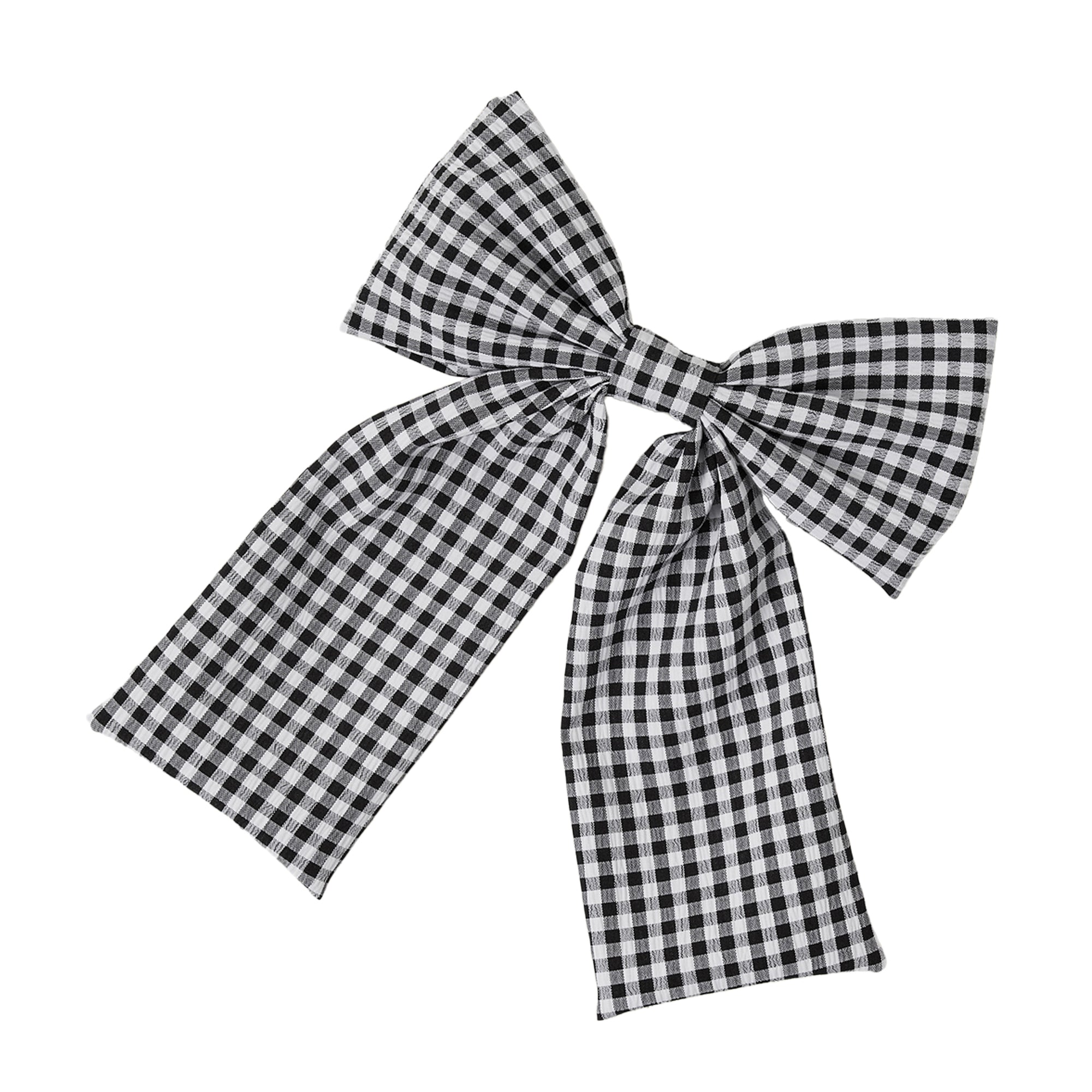 Multi Gingham Hair Bow