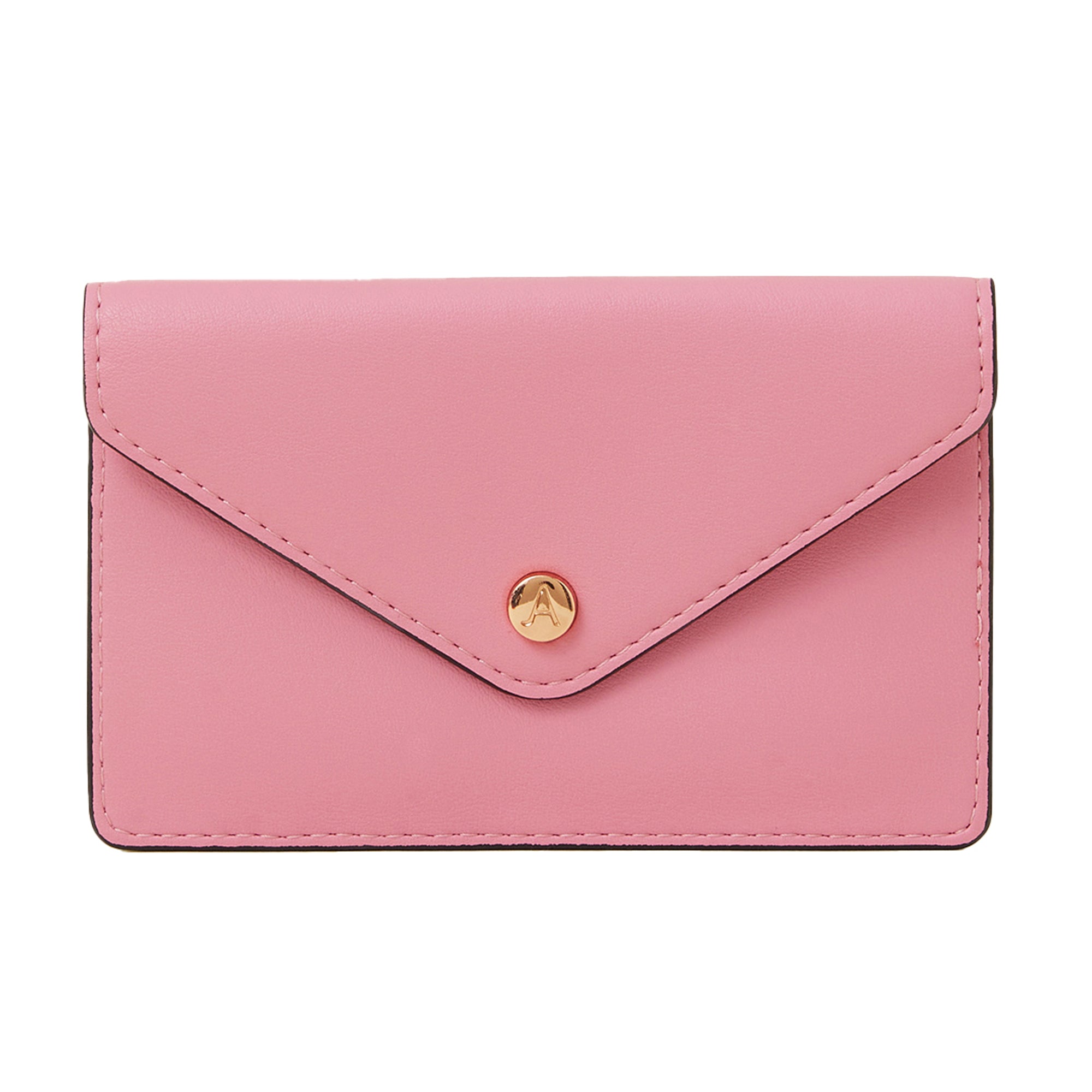 Pink Front Flap Cardholder