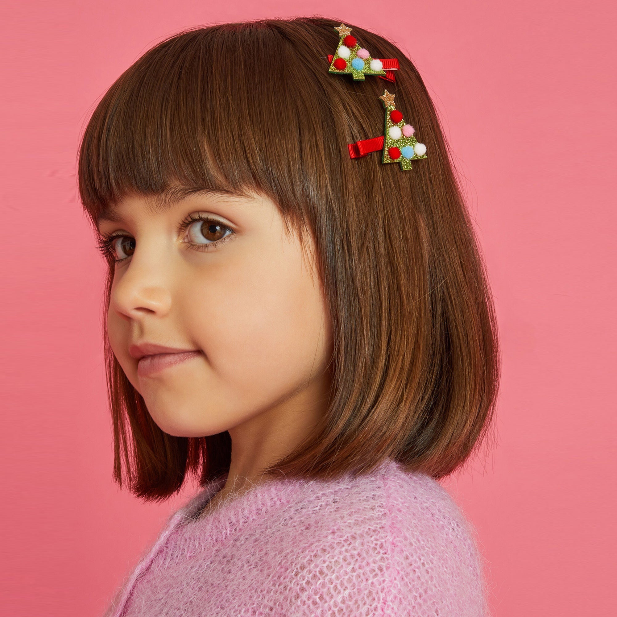 Christmas Tree Hair Clips