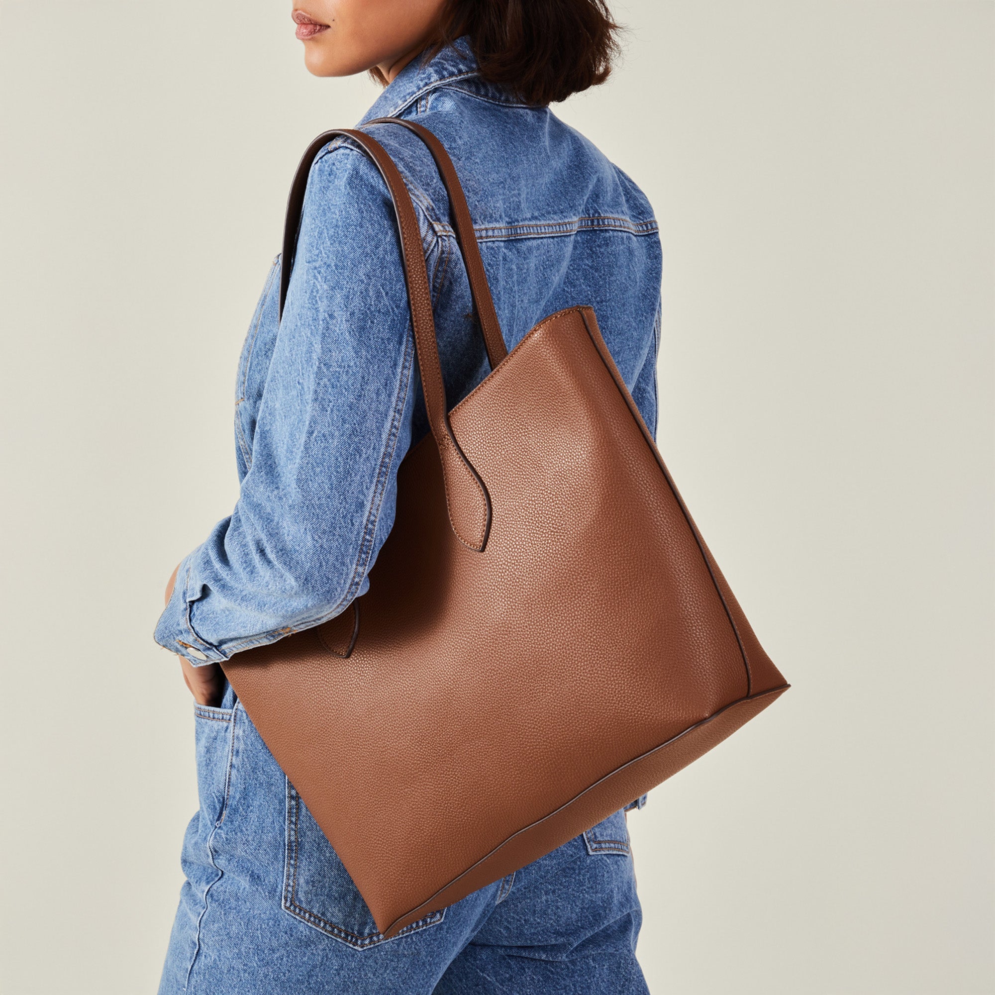 Oversized Tote Tall Leather Tote Bags MICHAEL KORS Reed Large