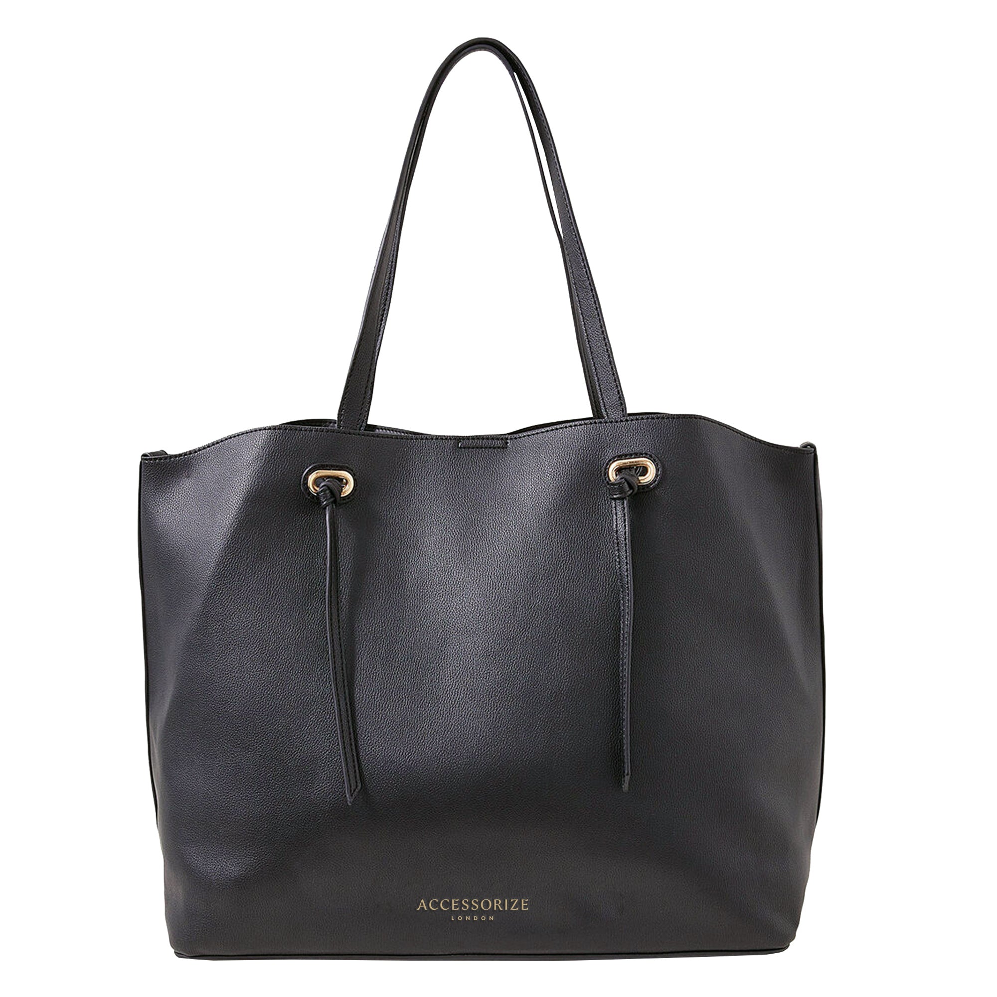 Black Large Shoulder Bag Features