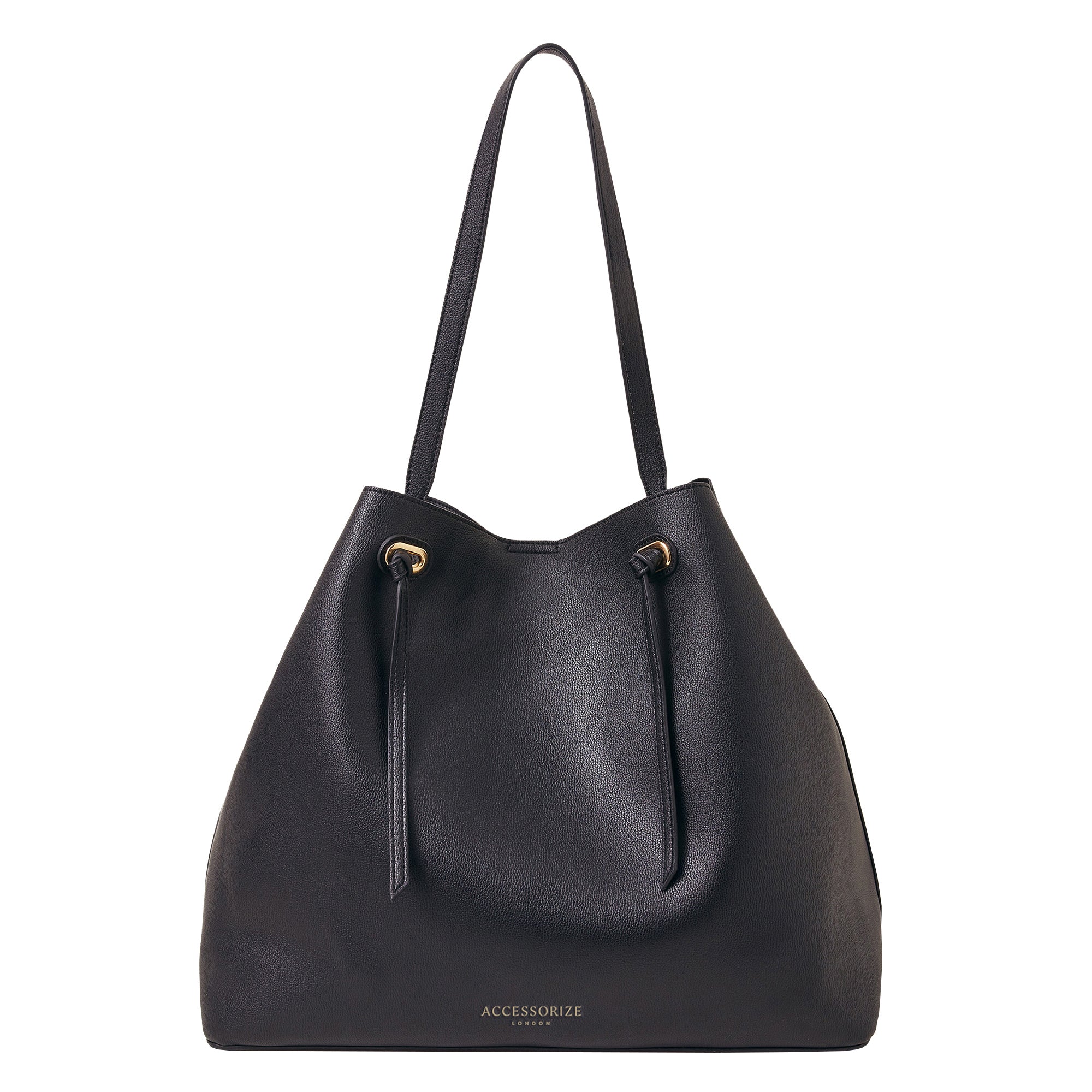 Black Large Shoulder Bag Features