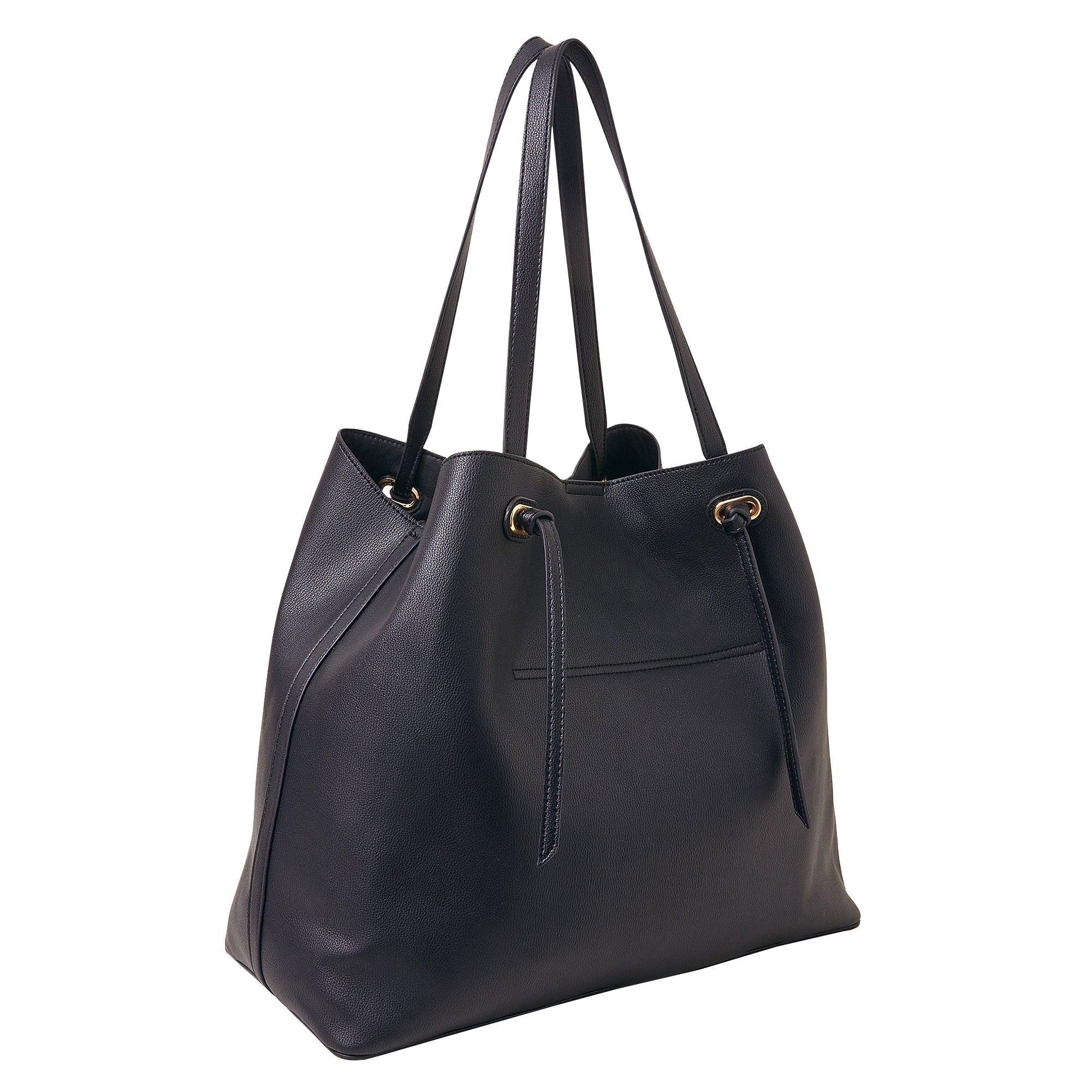 Black Large Shoulder Bag Features