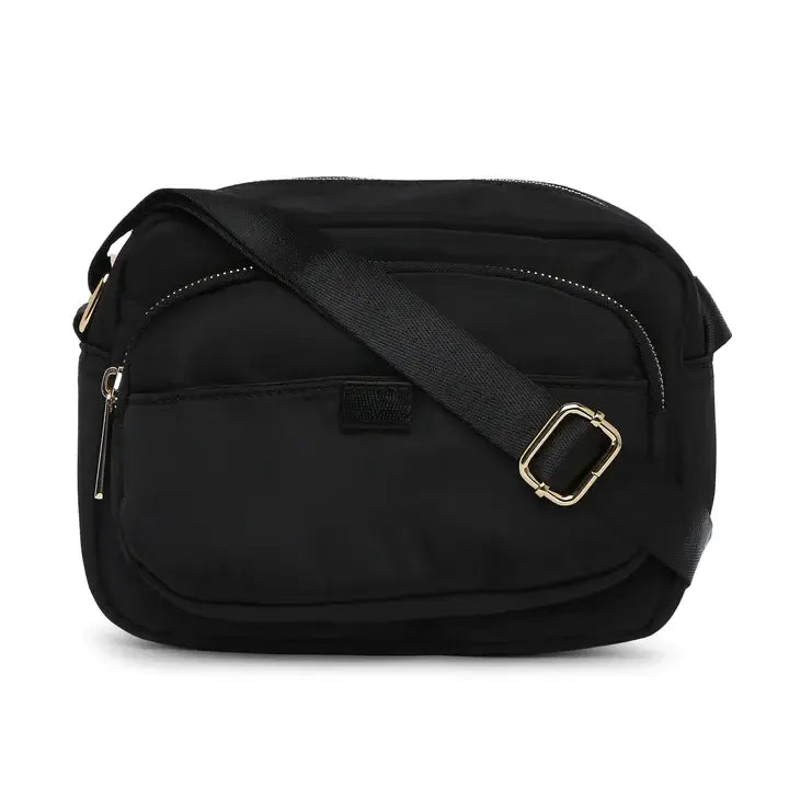 Buy Black Nylon Large Sling Bag Accessorize India