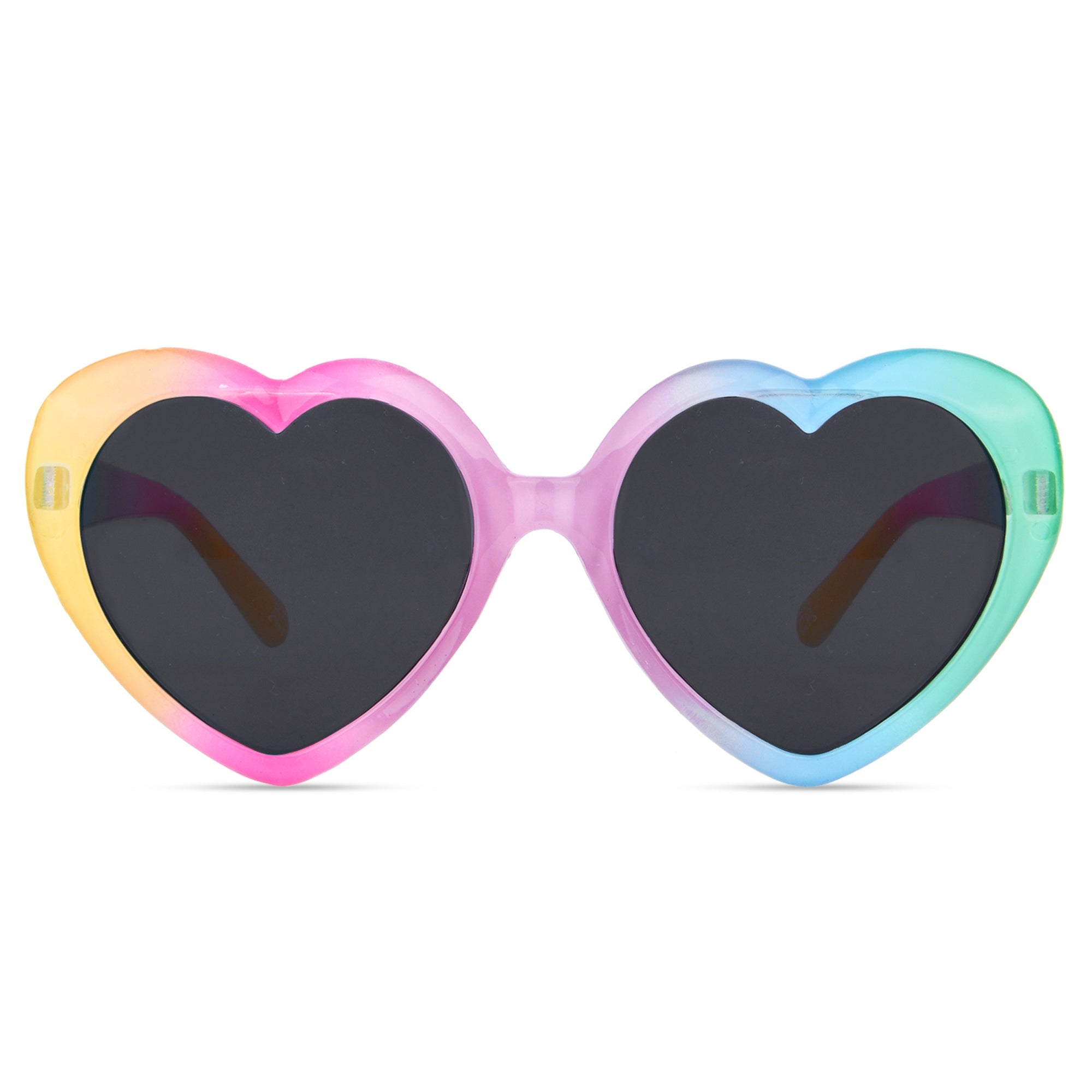 Accessorize London Girl's Rainbow Heart Sunglasses