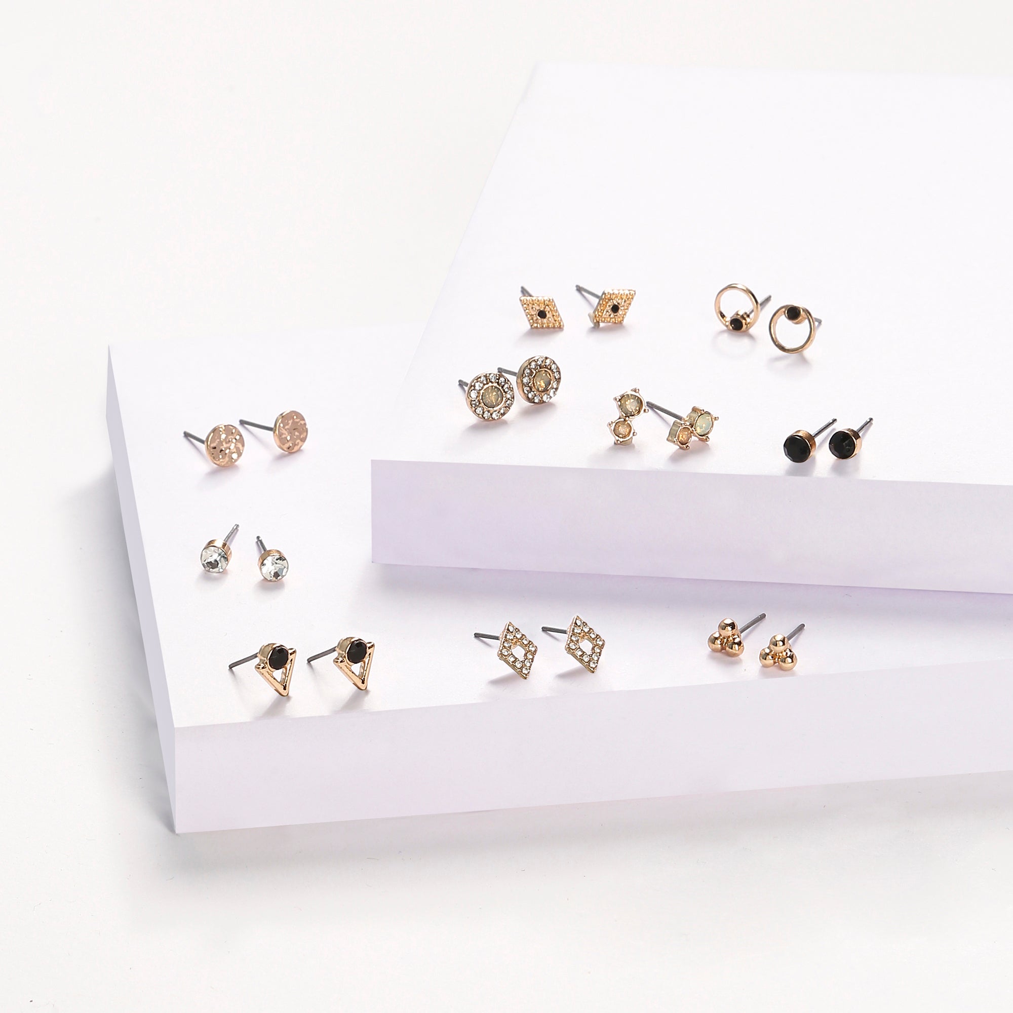 Buy Pack of 10 Sparkle Stud Online Accessorize India - Main Image