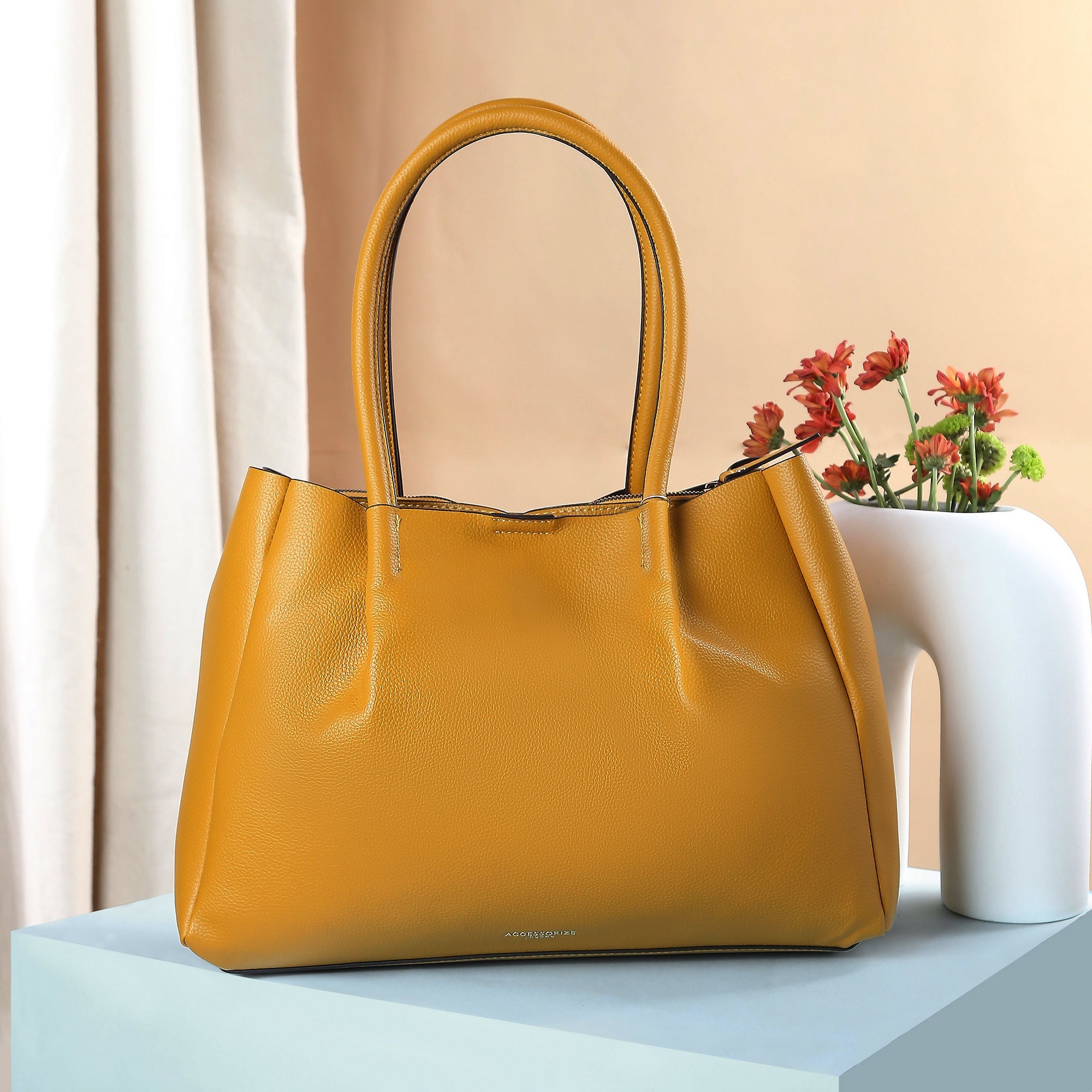 Buy Yellow Soft Shoulder Bag Online Accessorize India