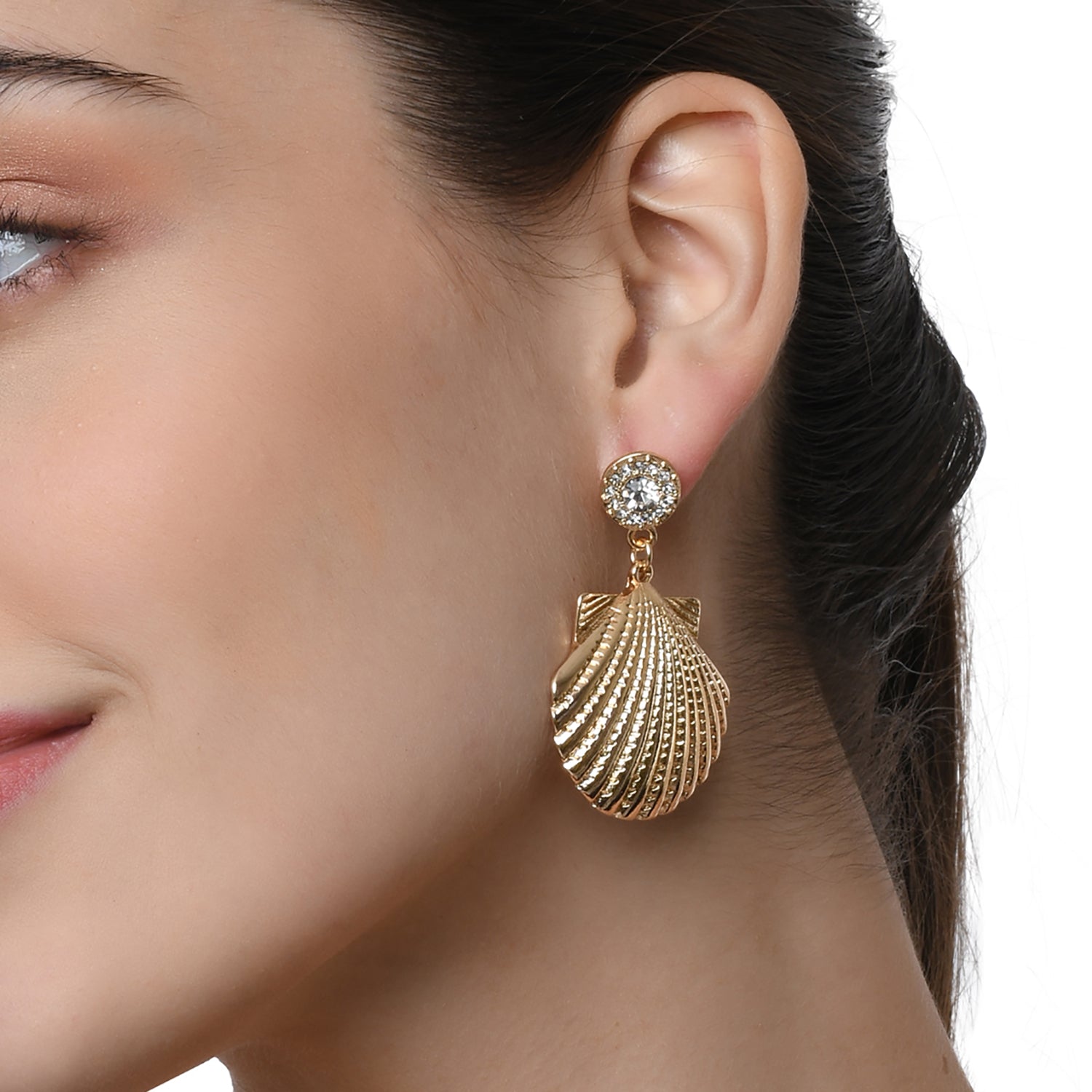 Madewell shell store earrings