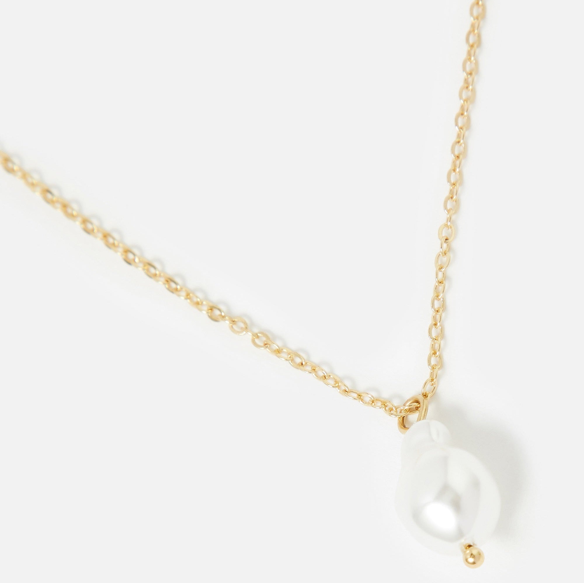 Accessorize London Women's gold Single Pearl Pendant