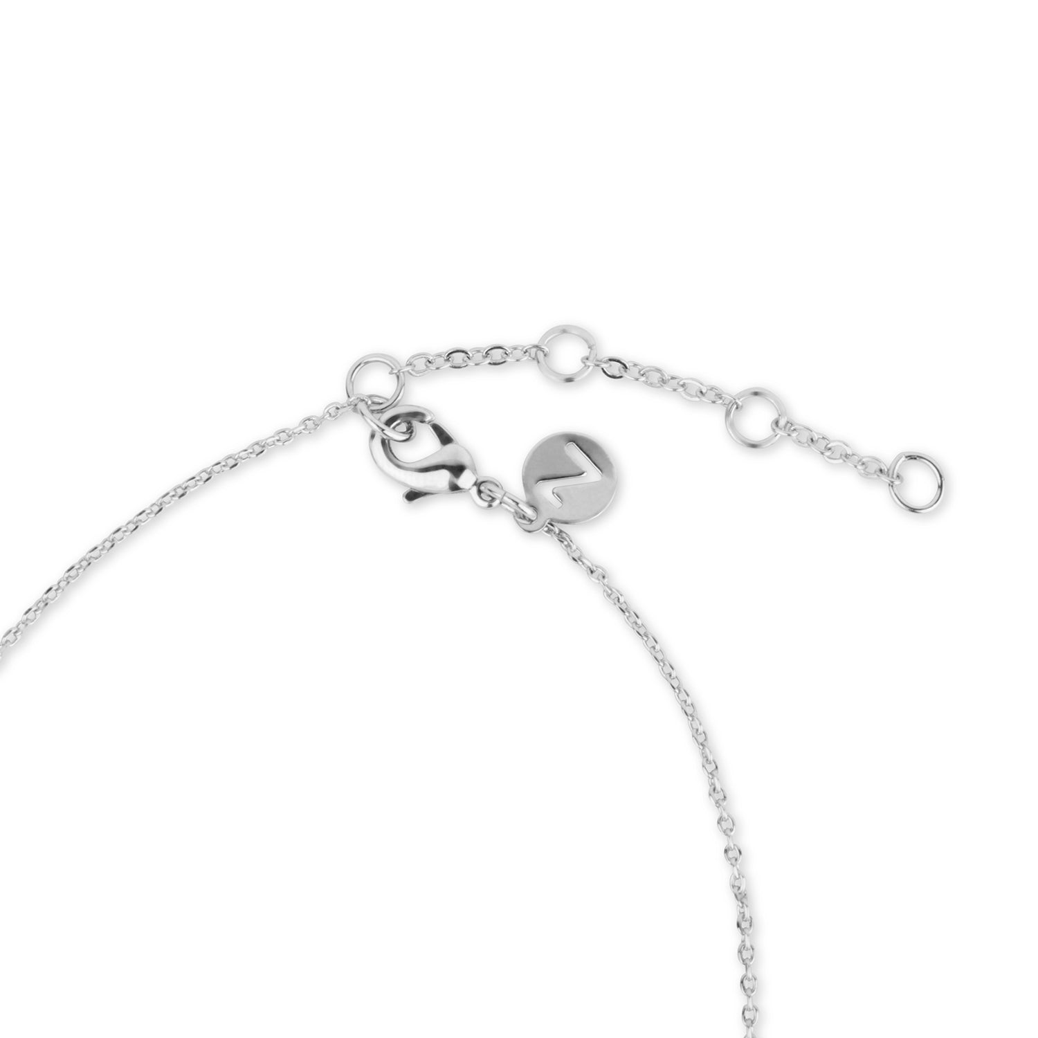 Real Gold Plated Platinum Eternity Link Necklace For Women By Accessorize London