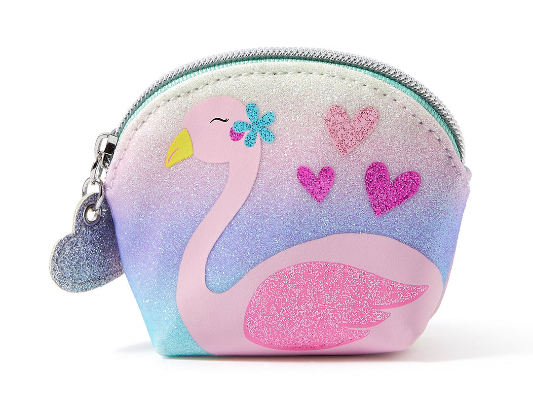 Accessorize Girl Flamingo Ombre Purse