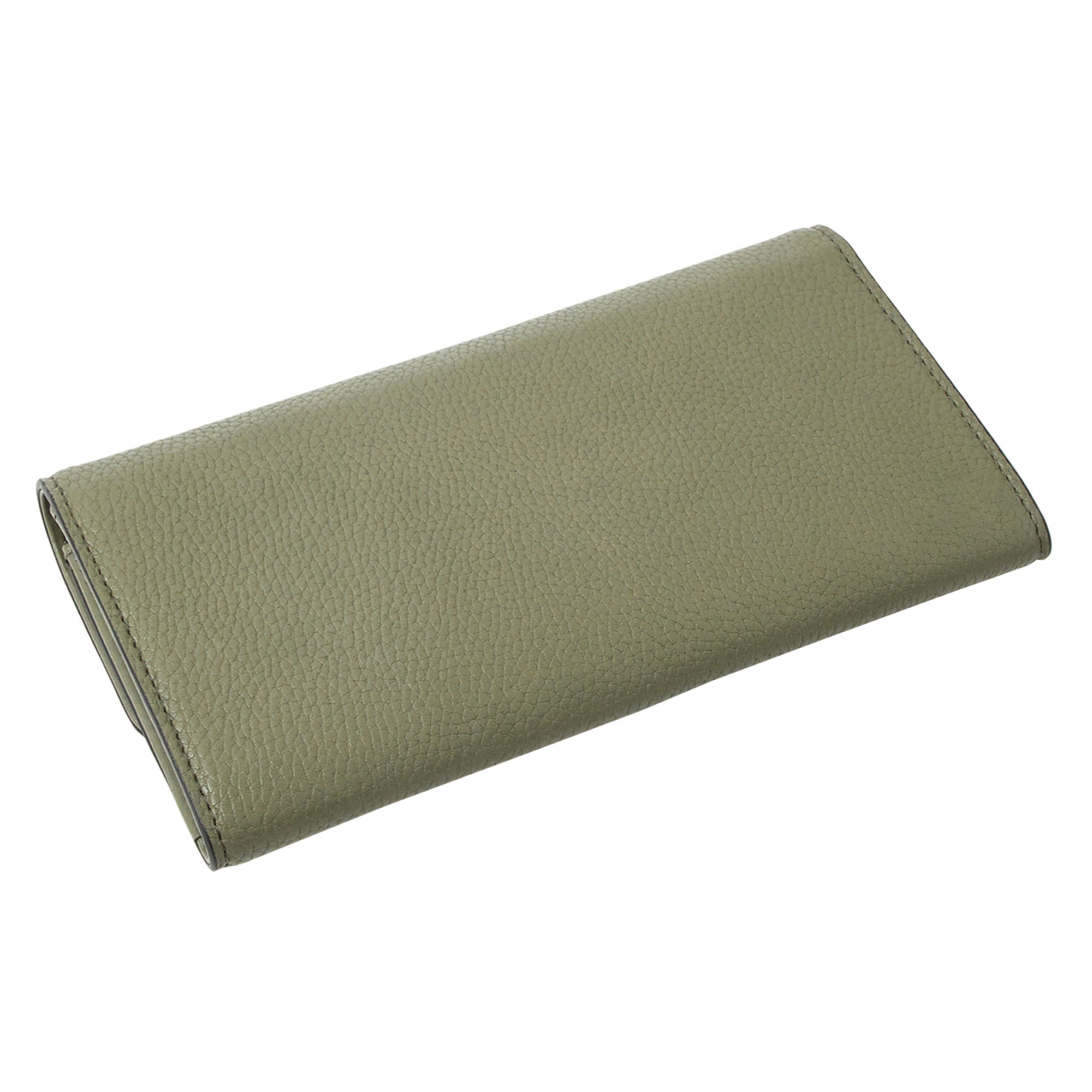 Accessorize London women's Khaki Large A Stud Wallet purse