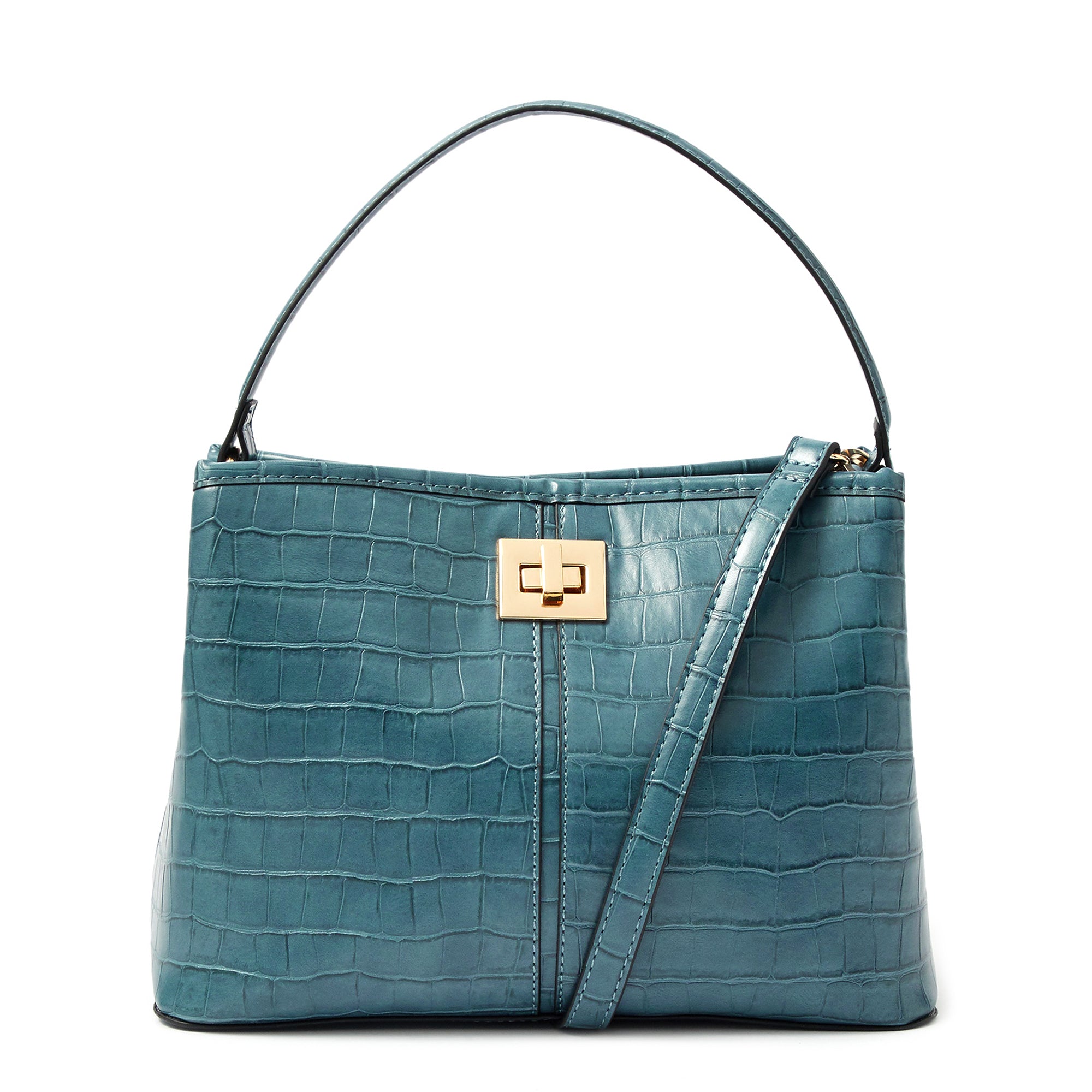Accessorize London women's Blue Rosie Handheld bag