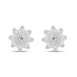 Accessorize London Women'S Silver Set Of 3 Nature Stud Earring Pack