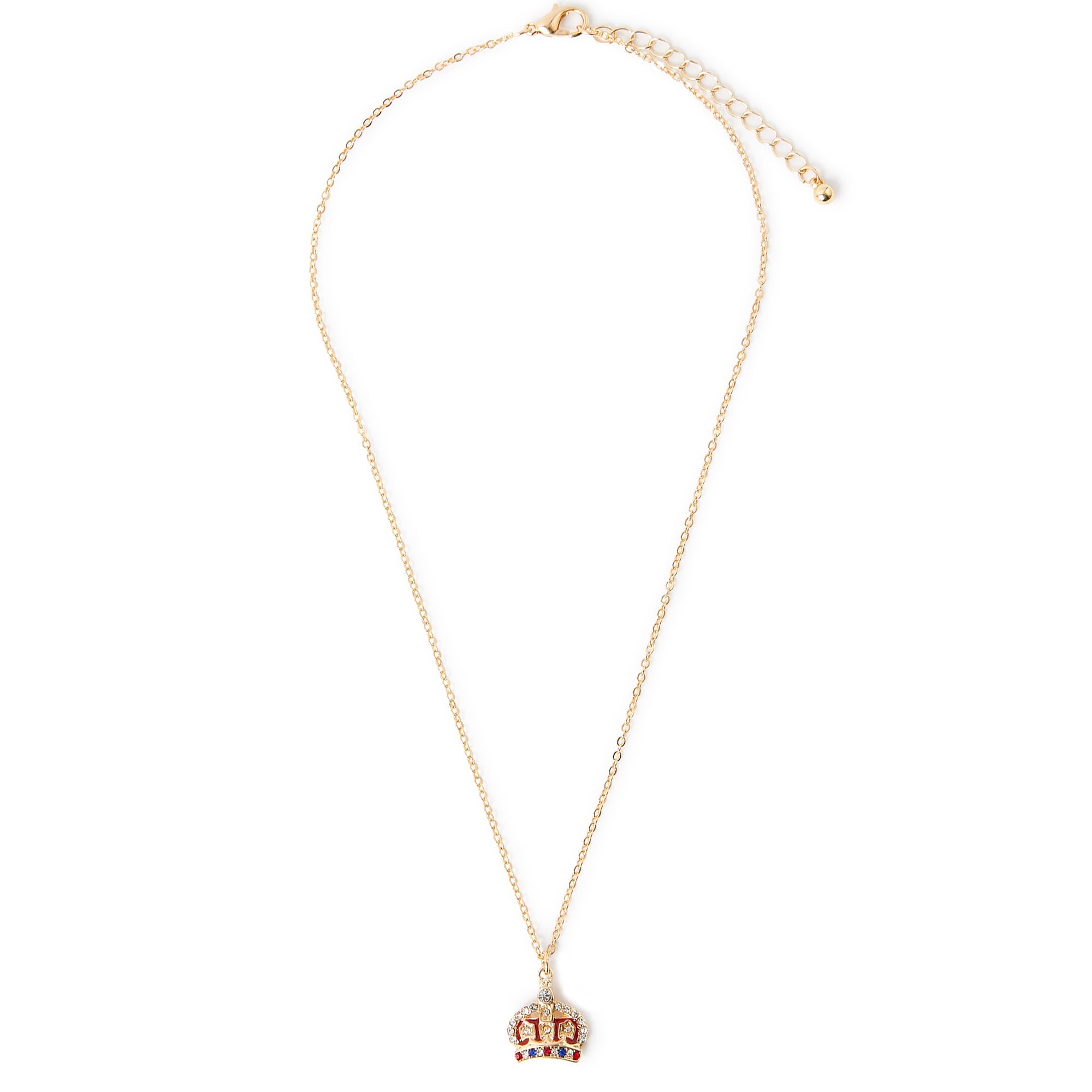 Crown Pendant Necklace