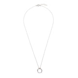 925 Pure Sterling Silver Perfect Circle Necklace For Women