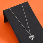 925 Pure Sterling Silver Tree of life Pendant Necklace For Women