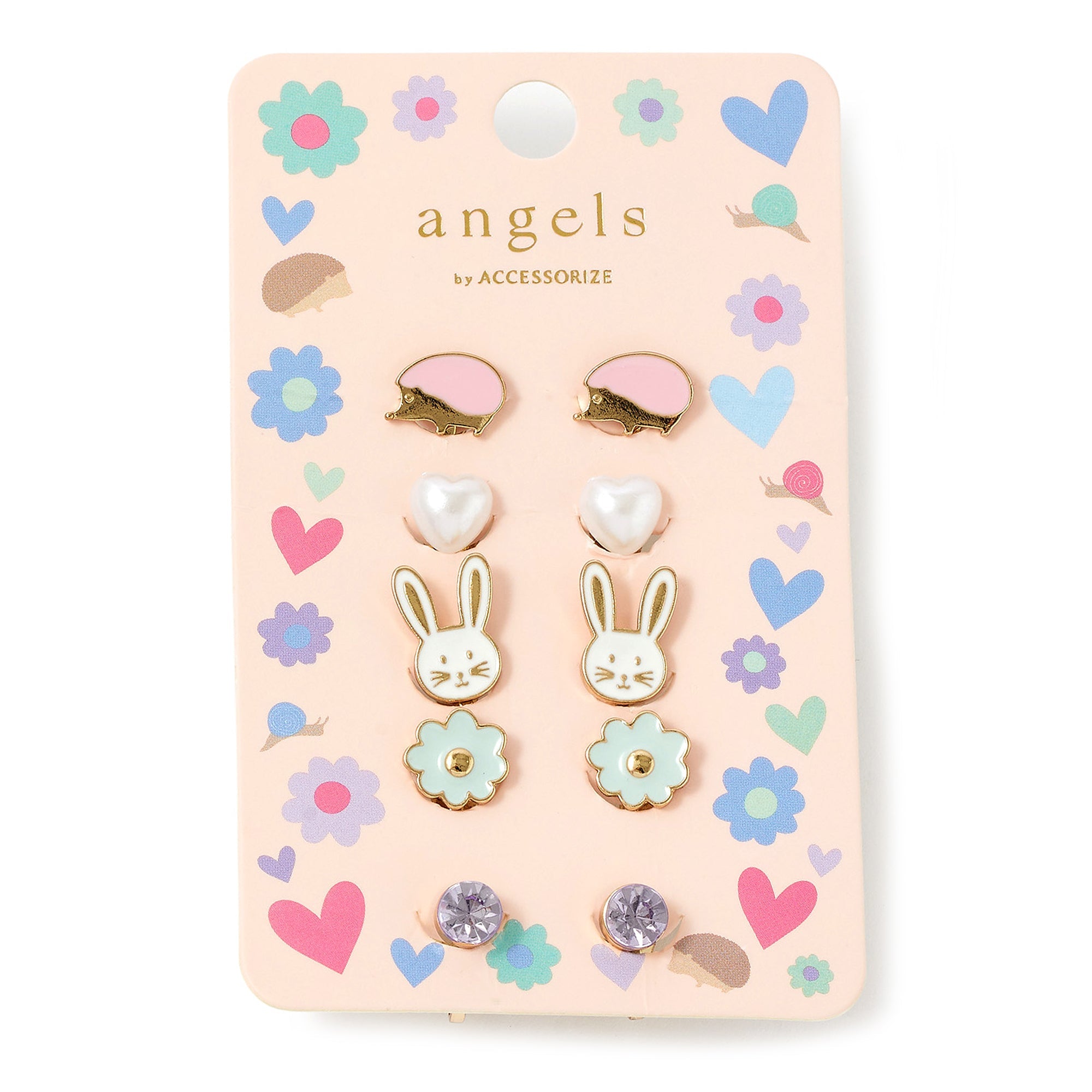 Girls clip on on sale earrings