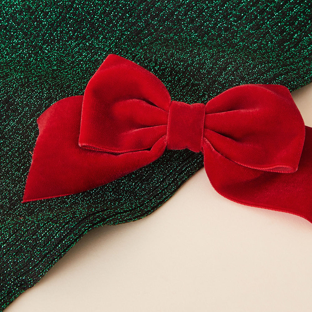 CRIMSON OU BOW BARETTE