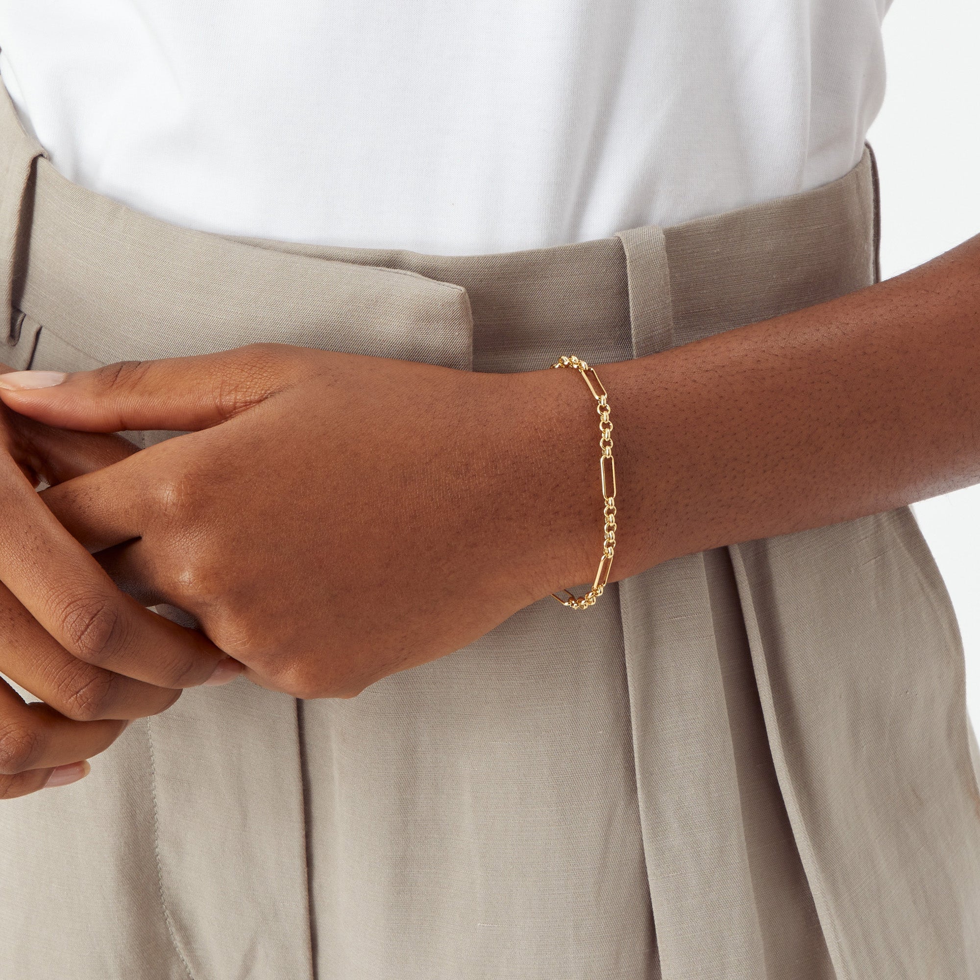 Cartier figaro bracelet Clearance