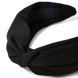 Accessorize London Women's Black Wide Twist Satin Headband