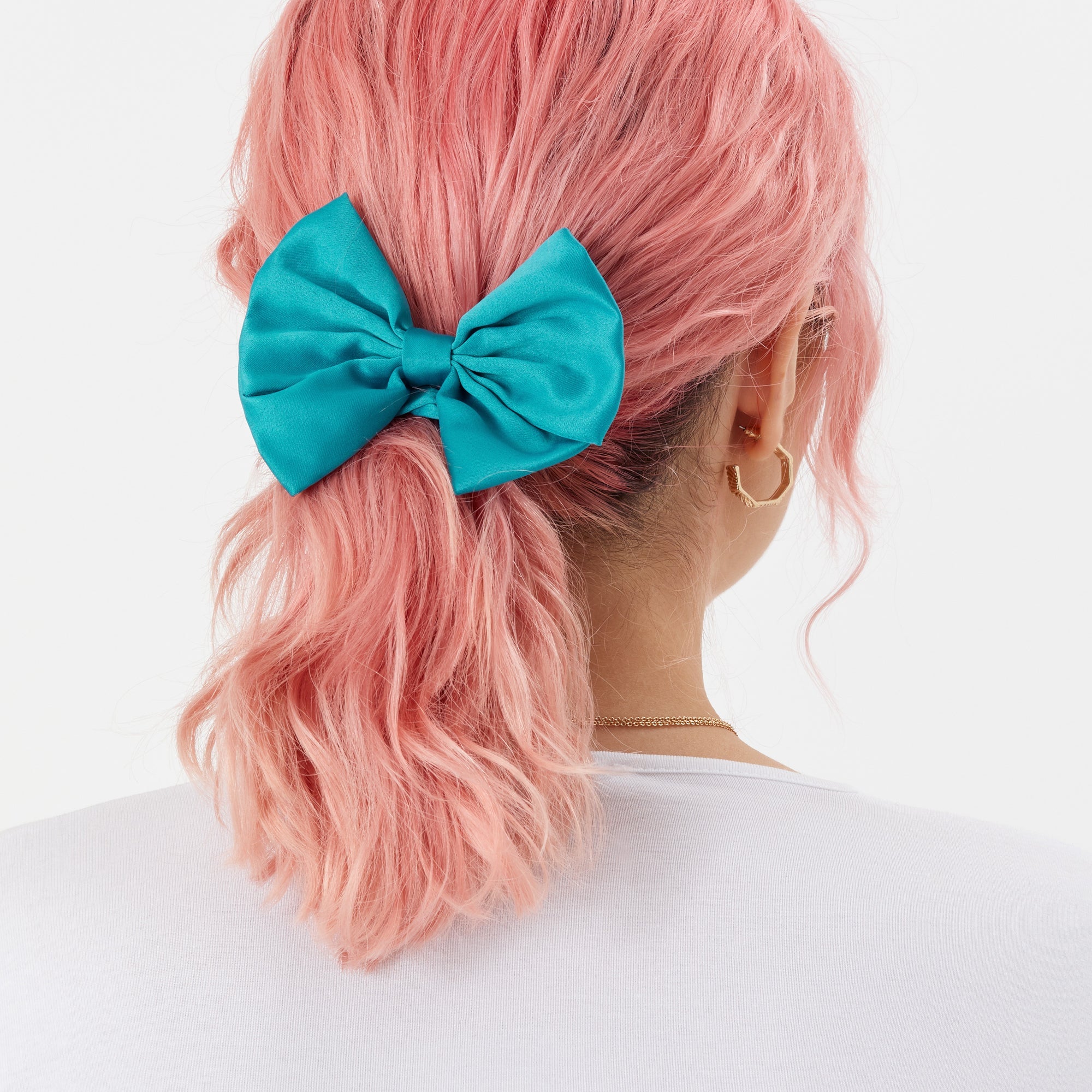 Accessorize London Women'S Satin Bow Scrunchie