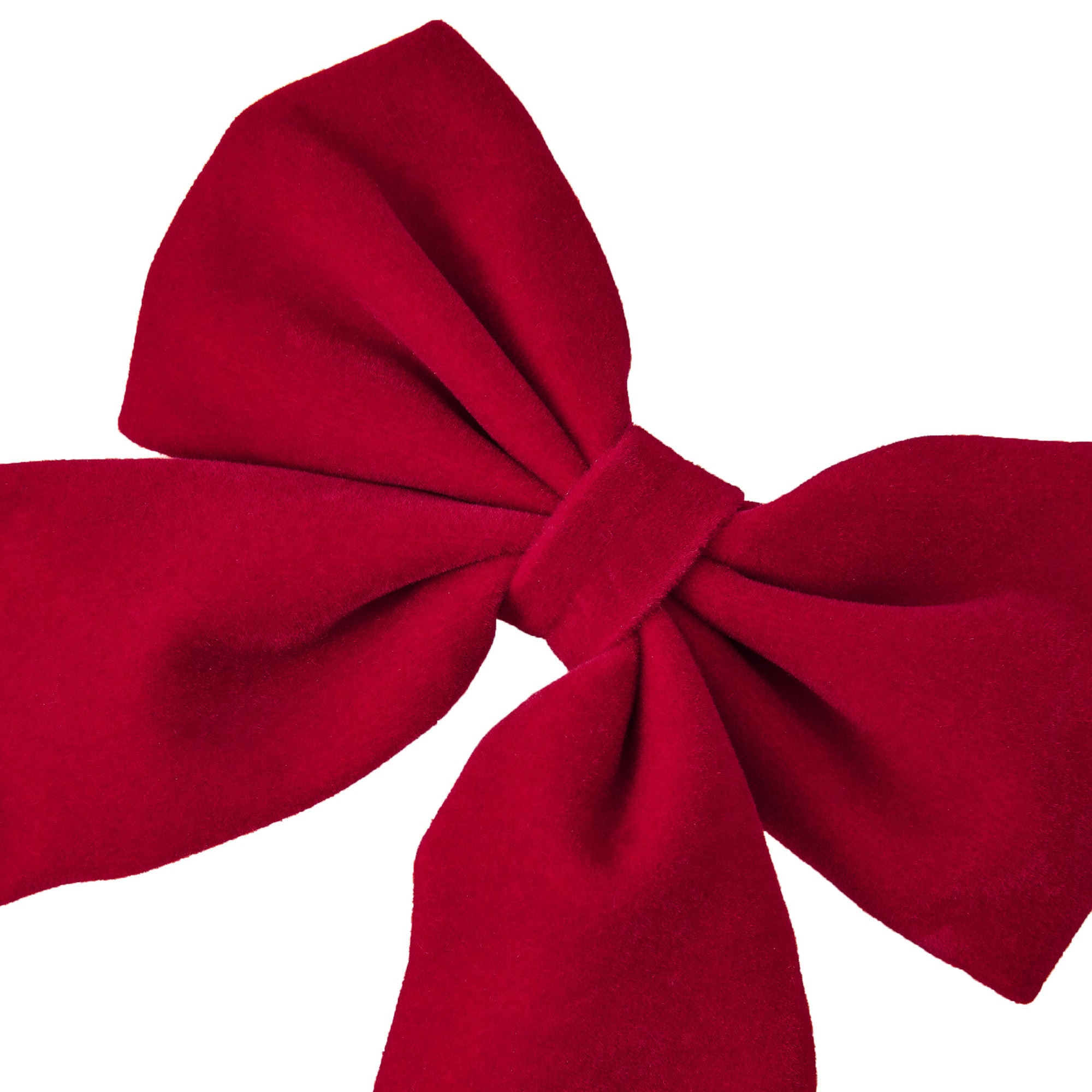 Accessorize London Women's Velvet Soft Bow Hair Clip-Red