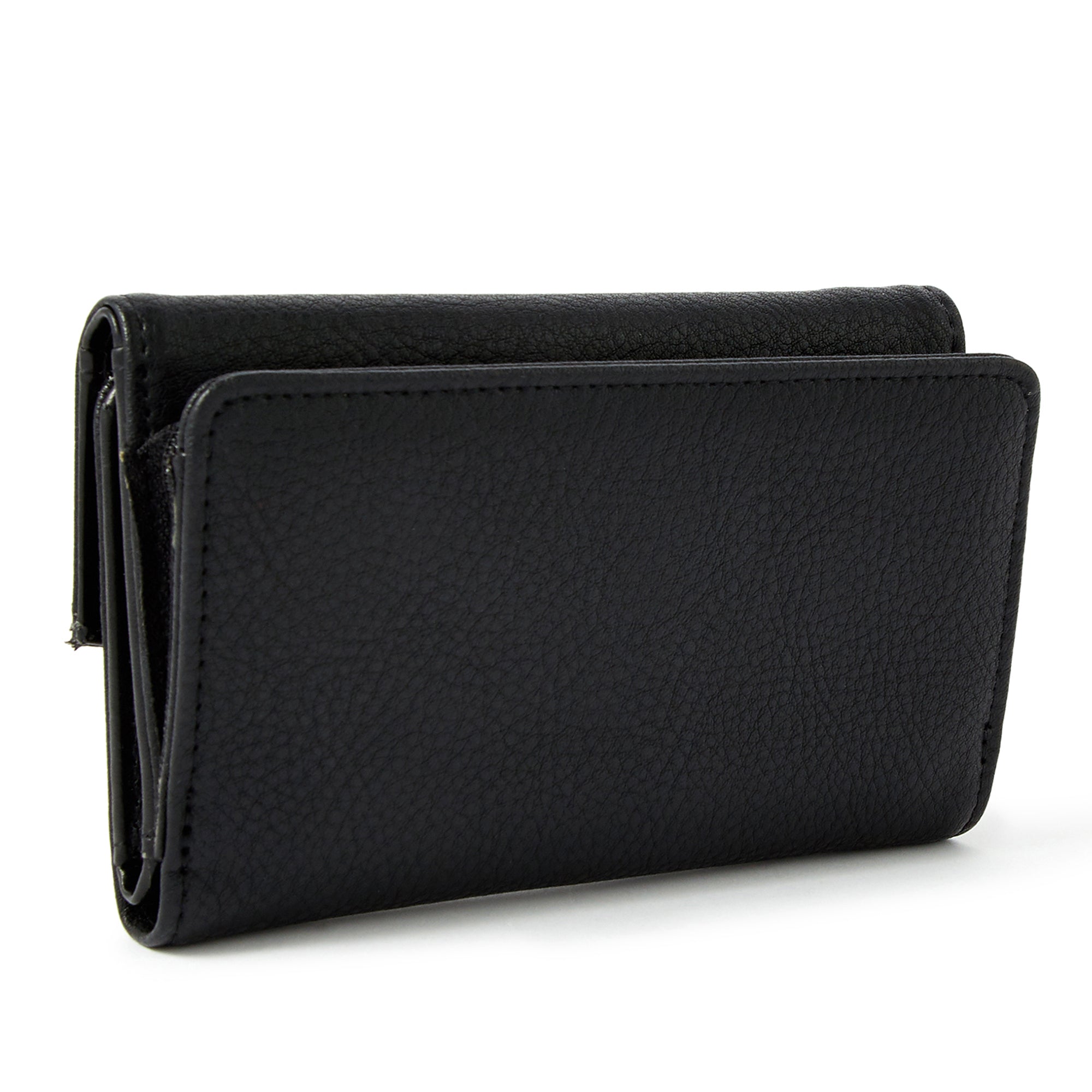 Accessorize London Women's Faux Leather Britney Bee Wallet - Black