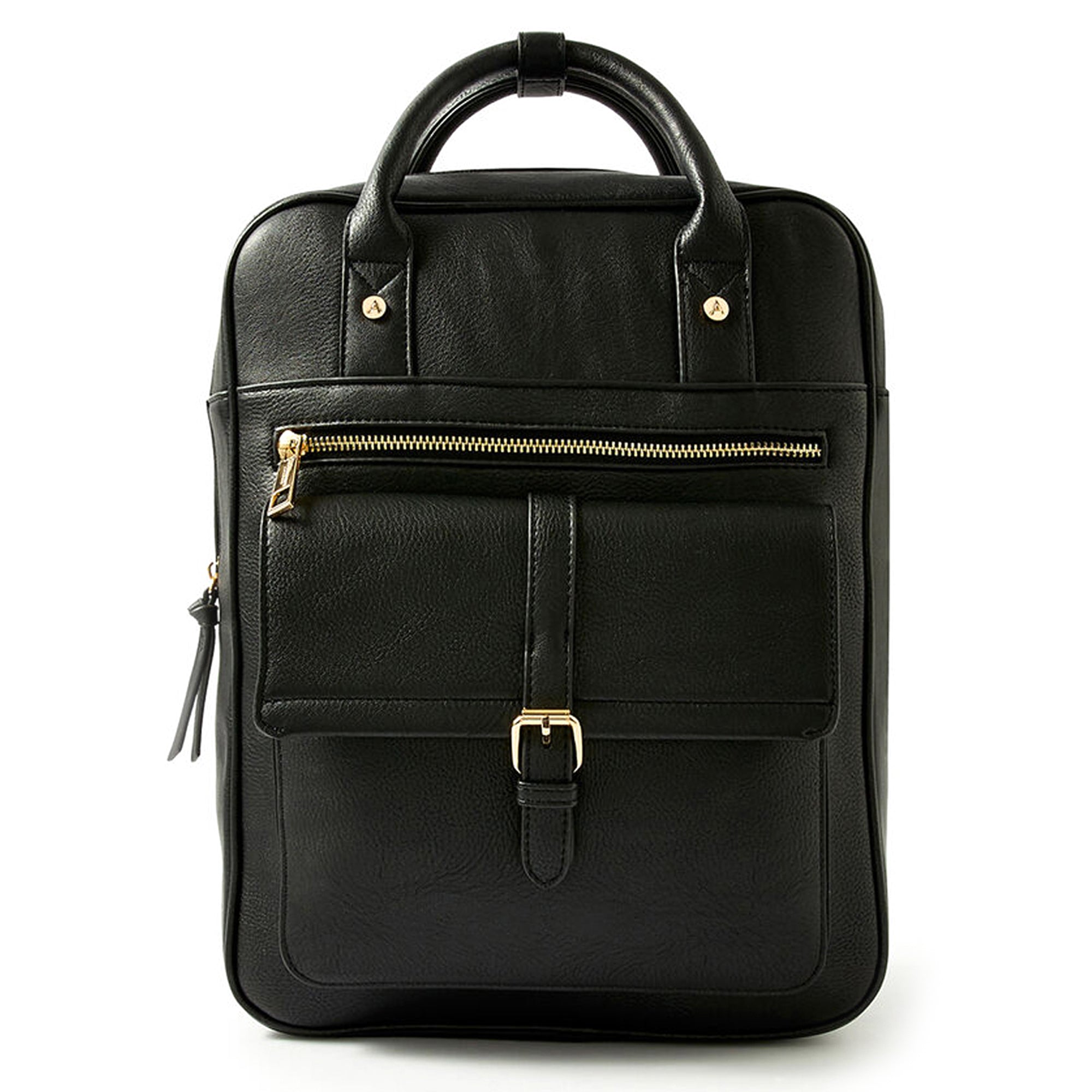 black leather backpack accessorize Buy Black Harrie Backpack Online