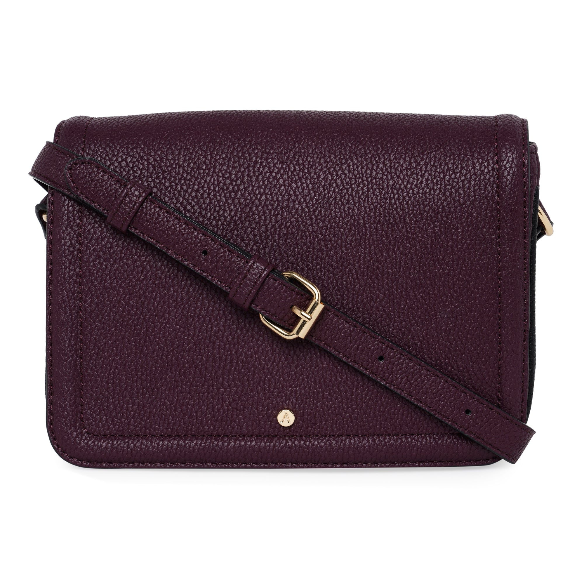 Accessorize London Women'S Faux Leather Maroon Tara Compartment