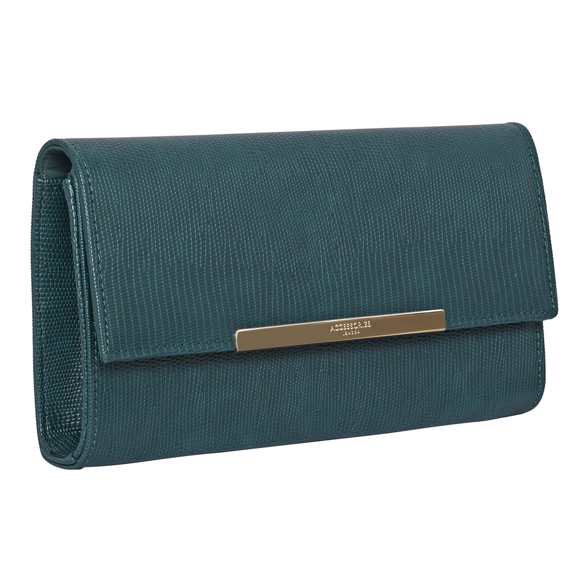 Accessorize London Women'S Reptile Bar Party Clutch