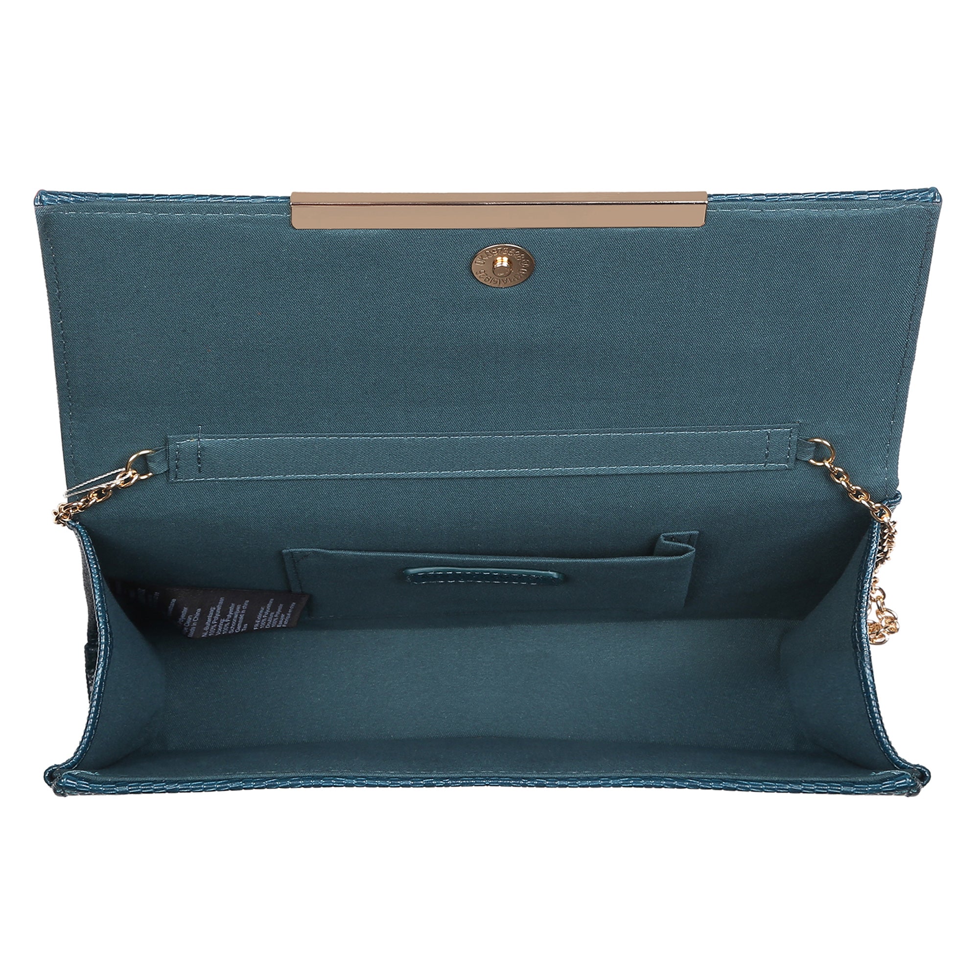 Accessorize London Women'S Reptile Bar Party Clutch