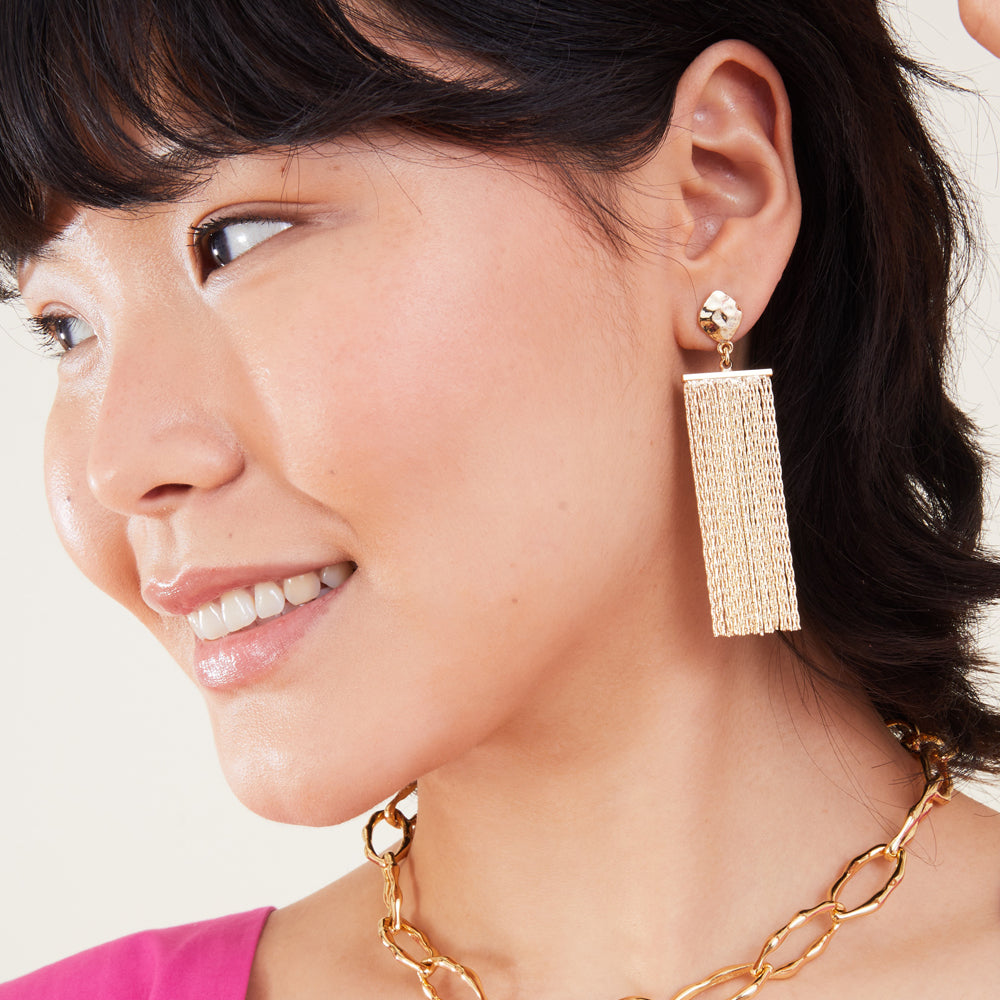 Accessorize London Women's Waterfall Chain Earrings