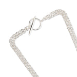 Accessorize London Women's St Silver Plated Layer Tbar Necklace