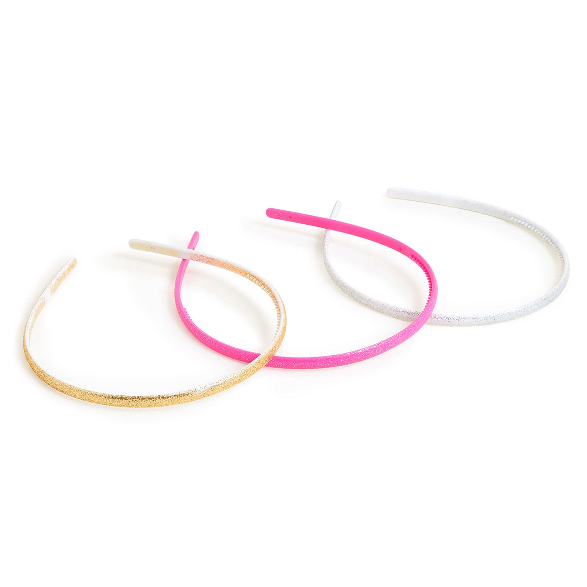 Accessorize London Girl's Set Of 3 Rec Skinny Alice Hair Bands
