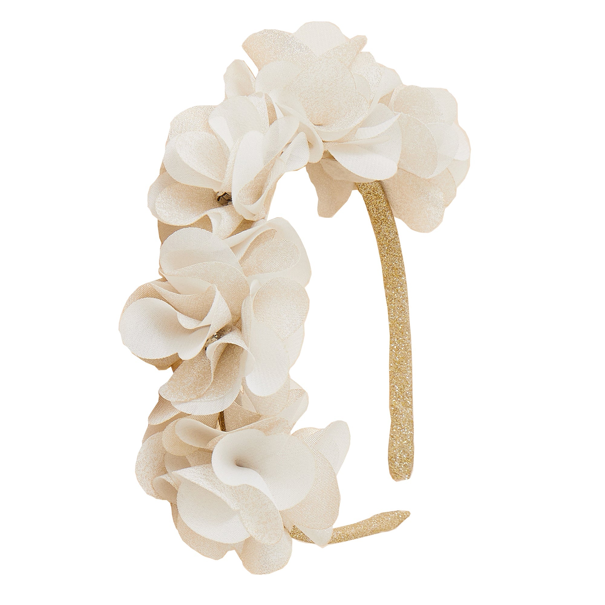 Accessorize London Girl's R Flower Crown Alice Band