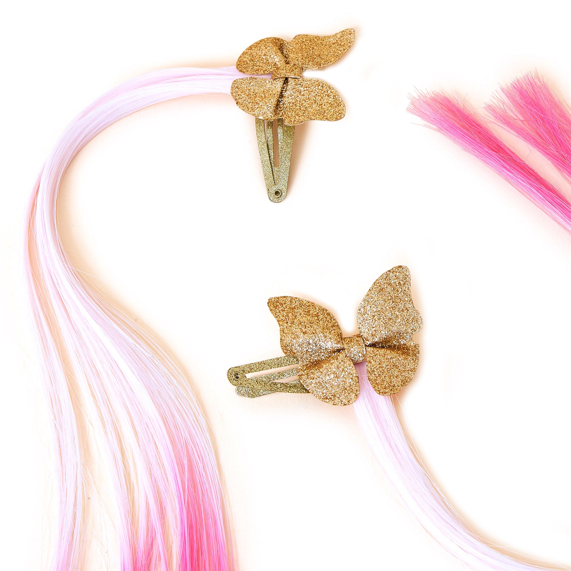 Accessorize London Girl's R Butterfly Fake Hair Clips