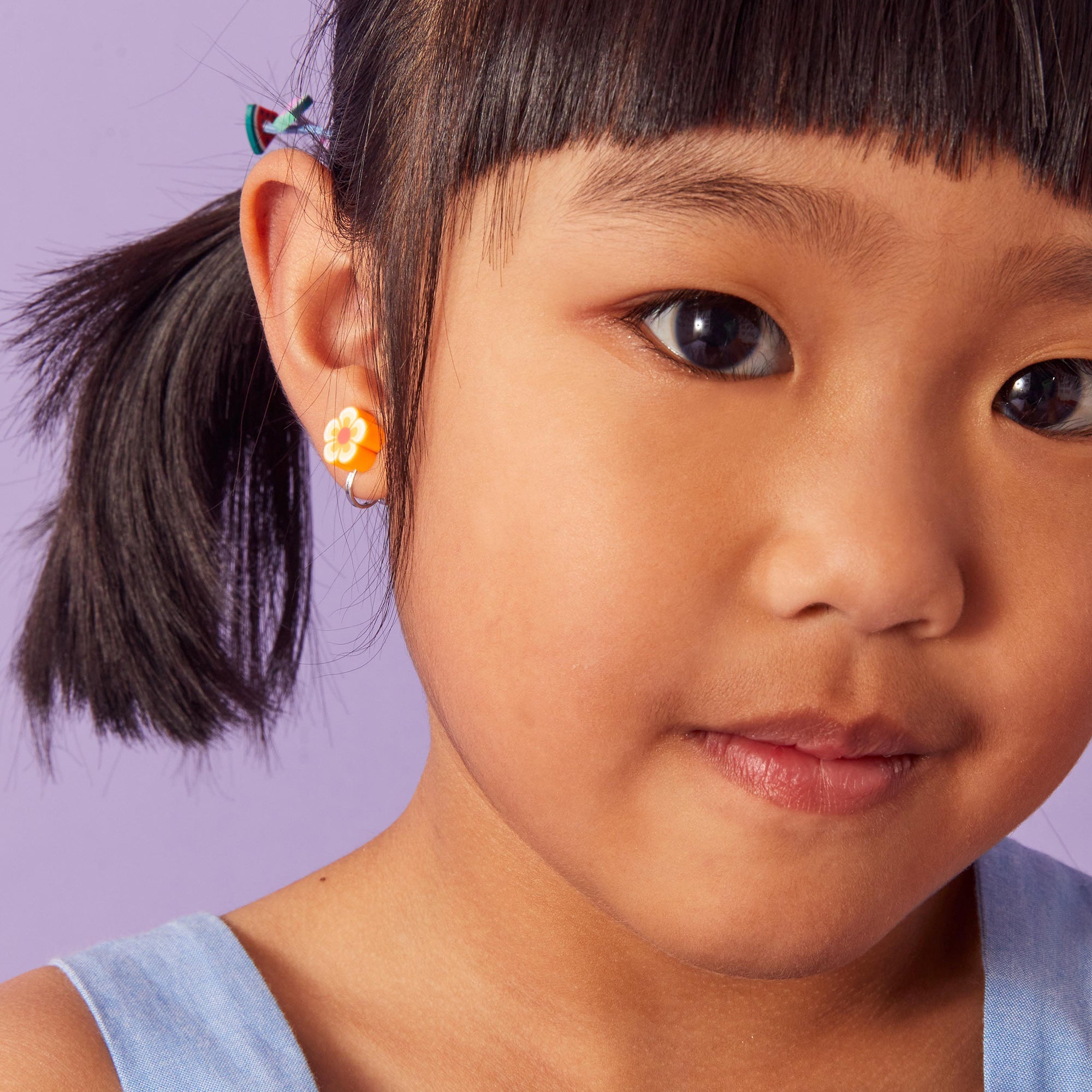 Accessorize London Girl's Fruit Clip On Earring Set