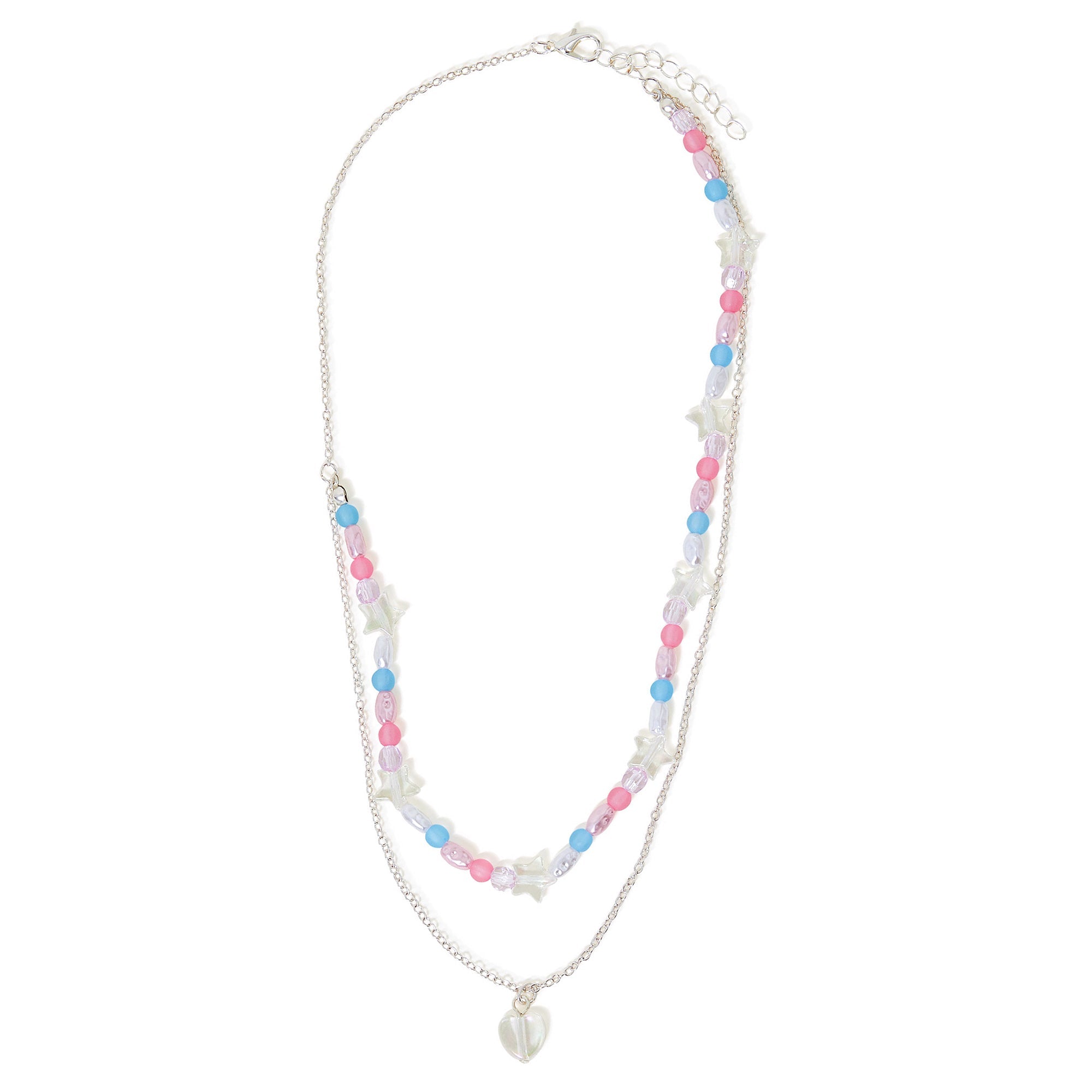 Layered Heart Necklace For Girls