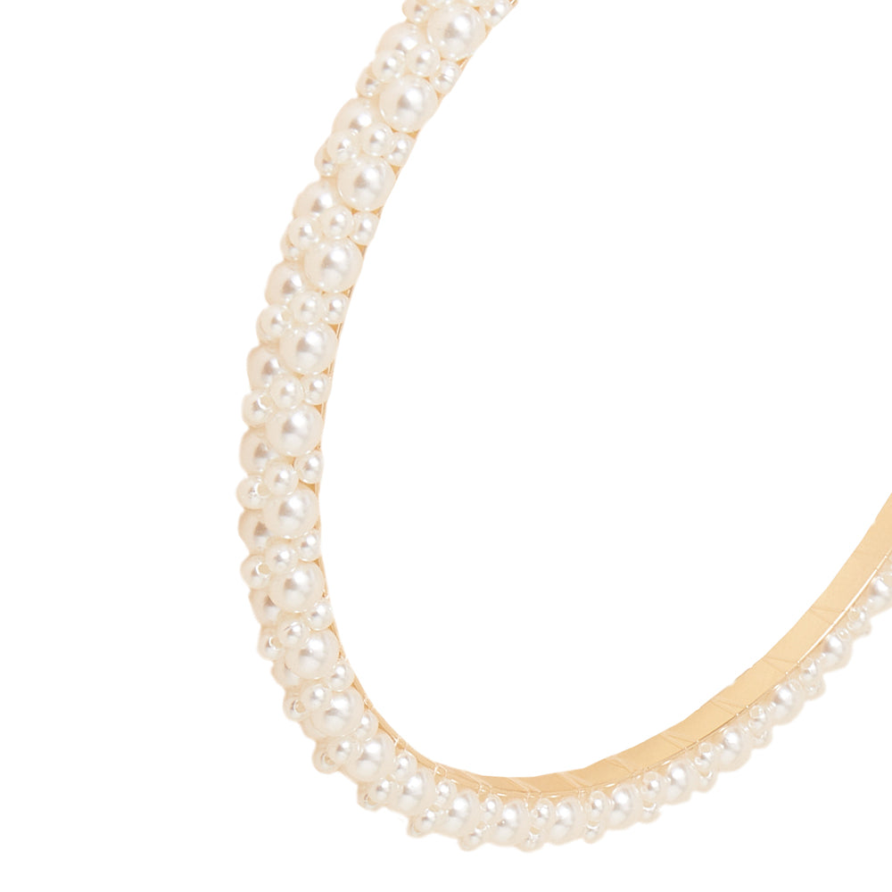 Accessorize London Women's Pearl Slim Headband