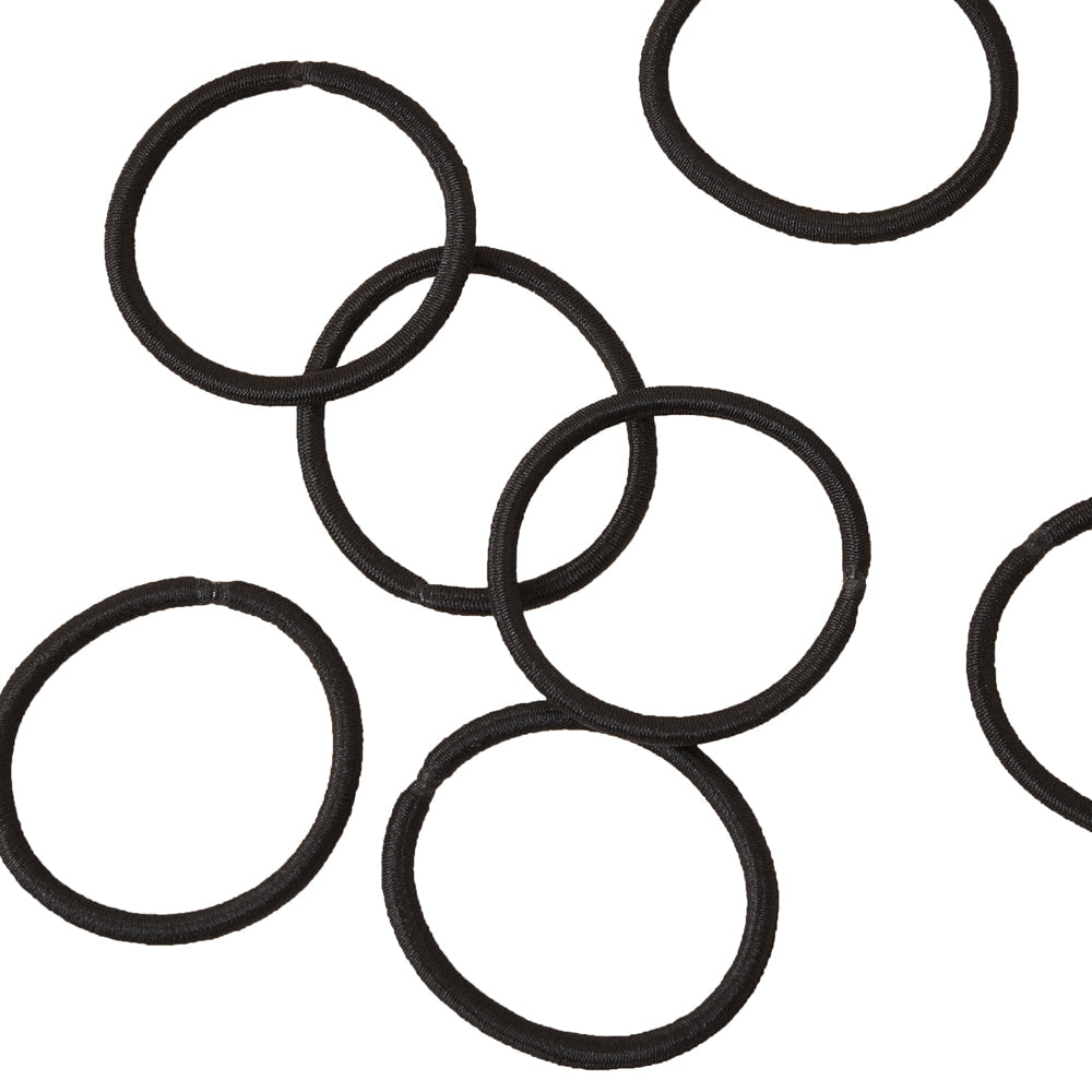 Accessorize London Women's Black 50 x Skinny Pony Pack