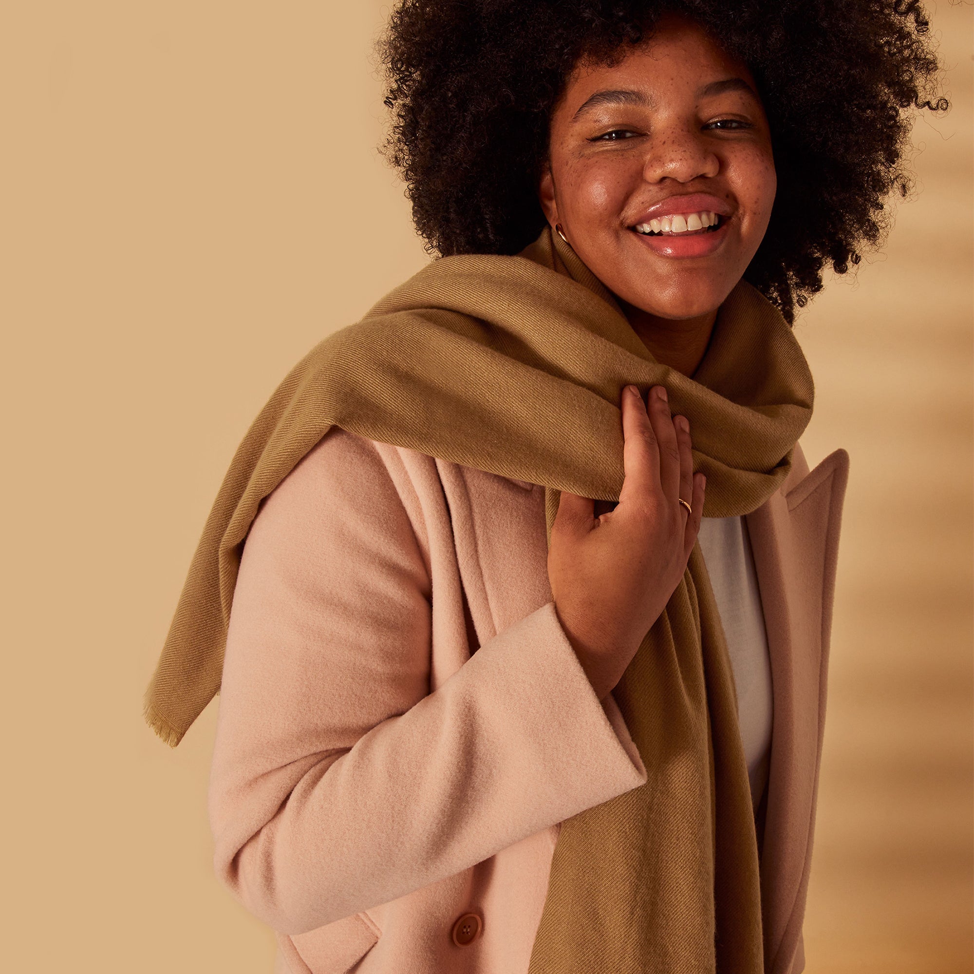 Accessorize London Women's Brown Take Me Everywherf Scarf