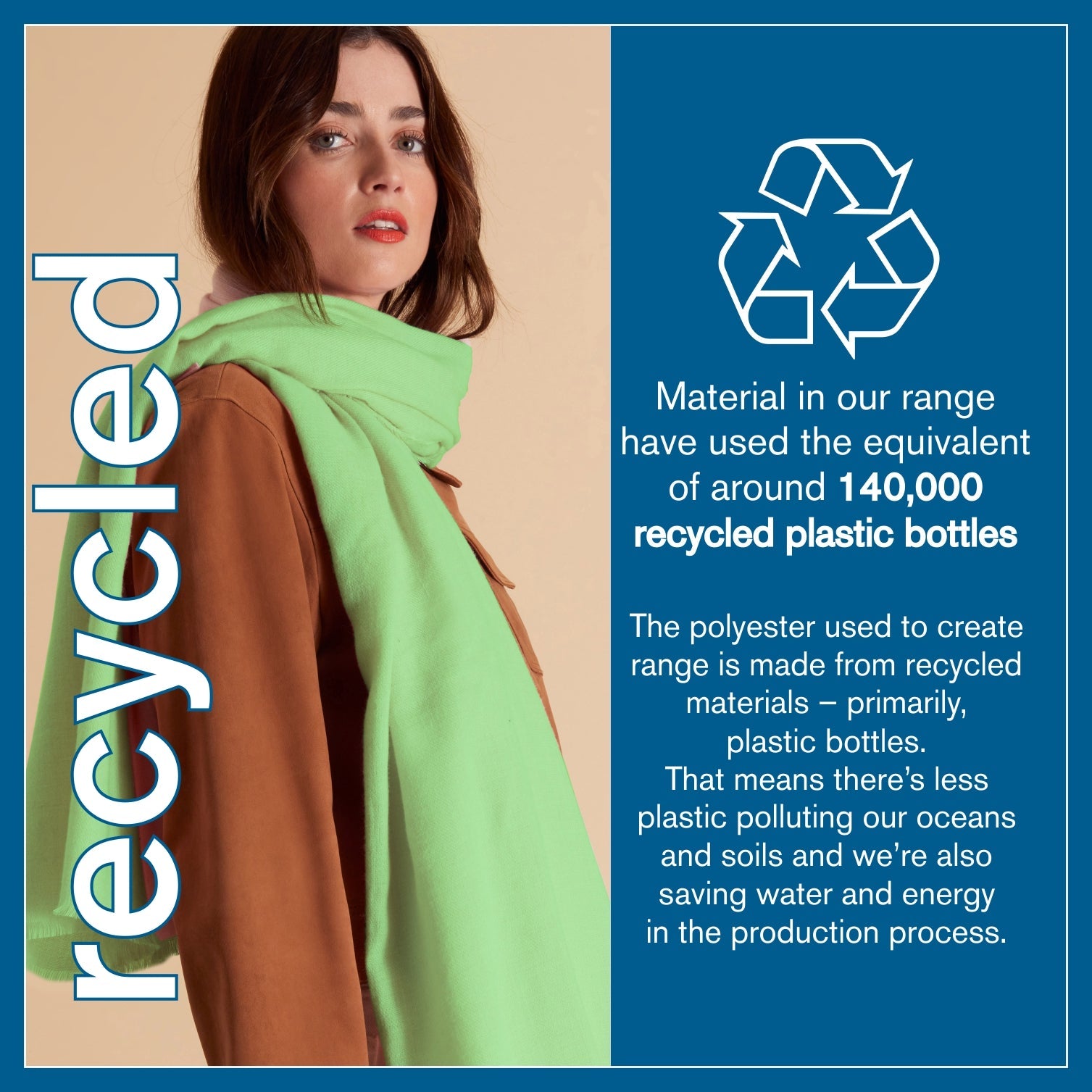 Accessorize London Women's Green Take Me Everywherf Scarf