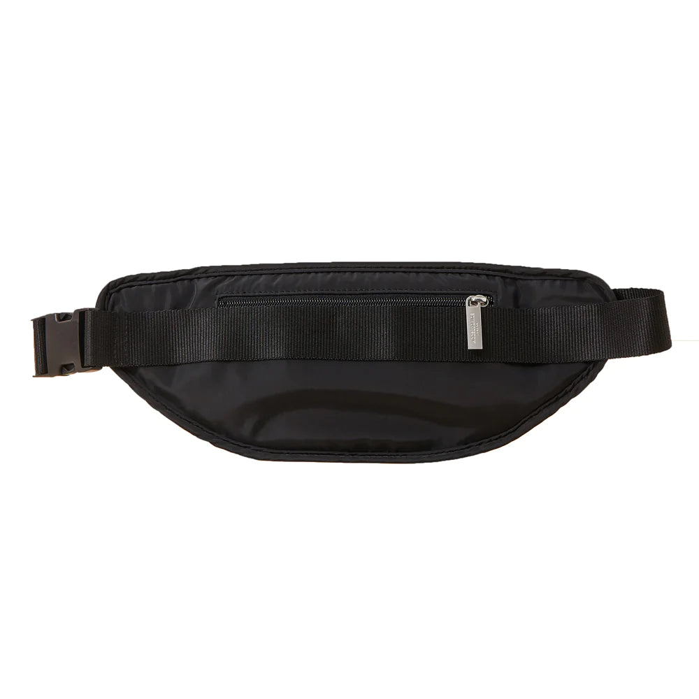 Accessorize London Women's Recycled Nylon Black Bumbag