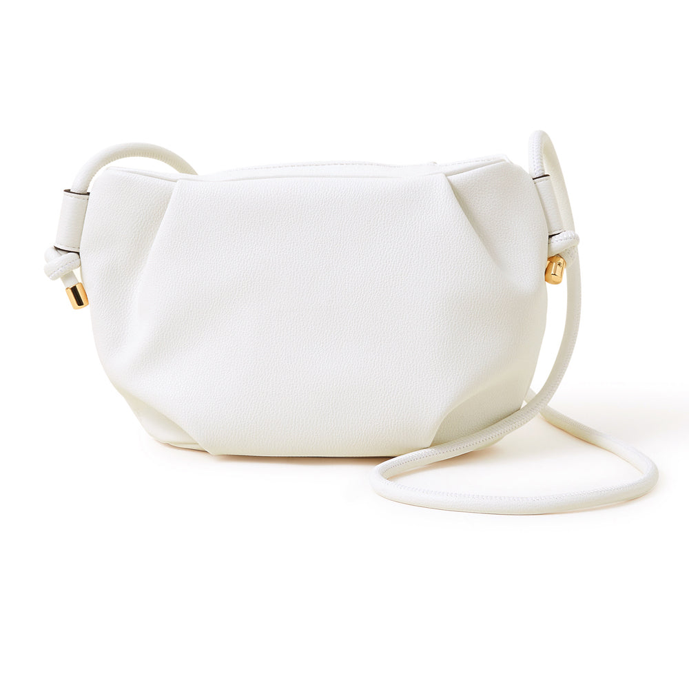 Sling Bag White Circle Purse White Braided Rattan Bag Round